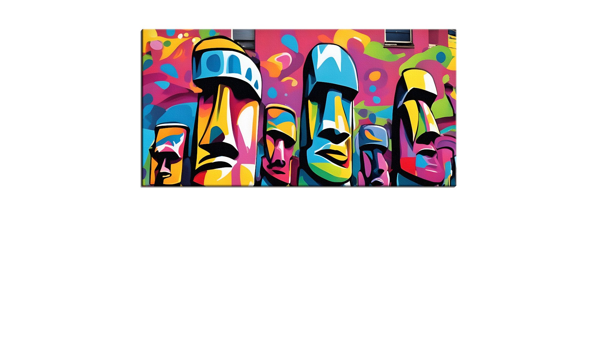 Set of Easter Island Heads