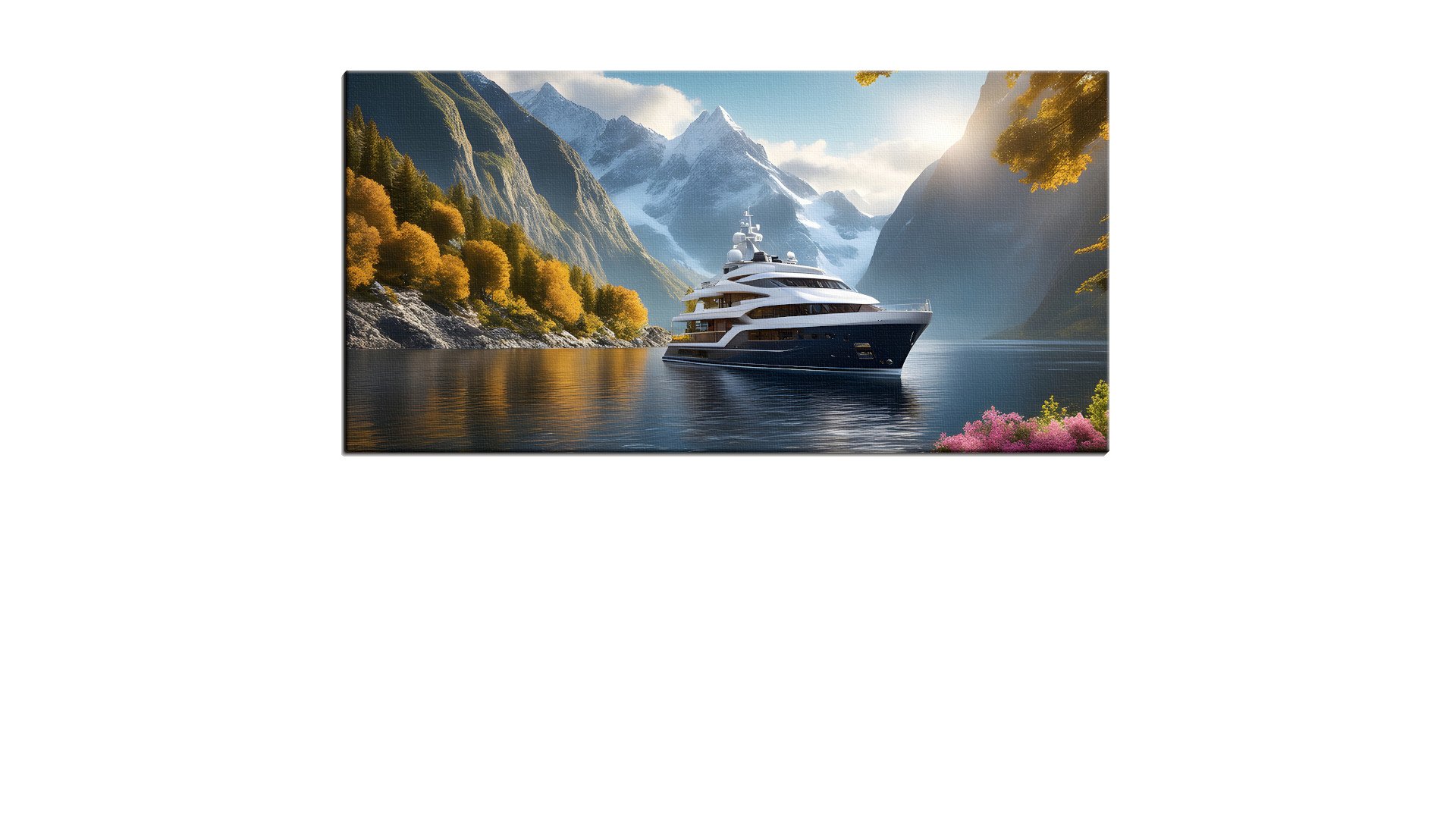 Luxury Liner in a Mountain Loch