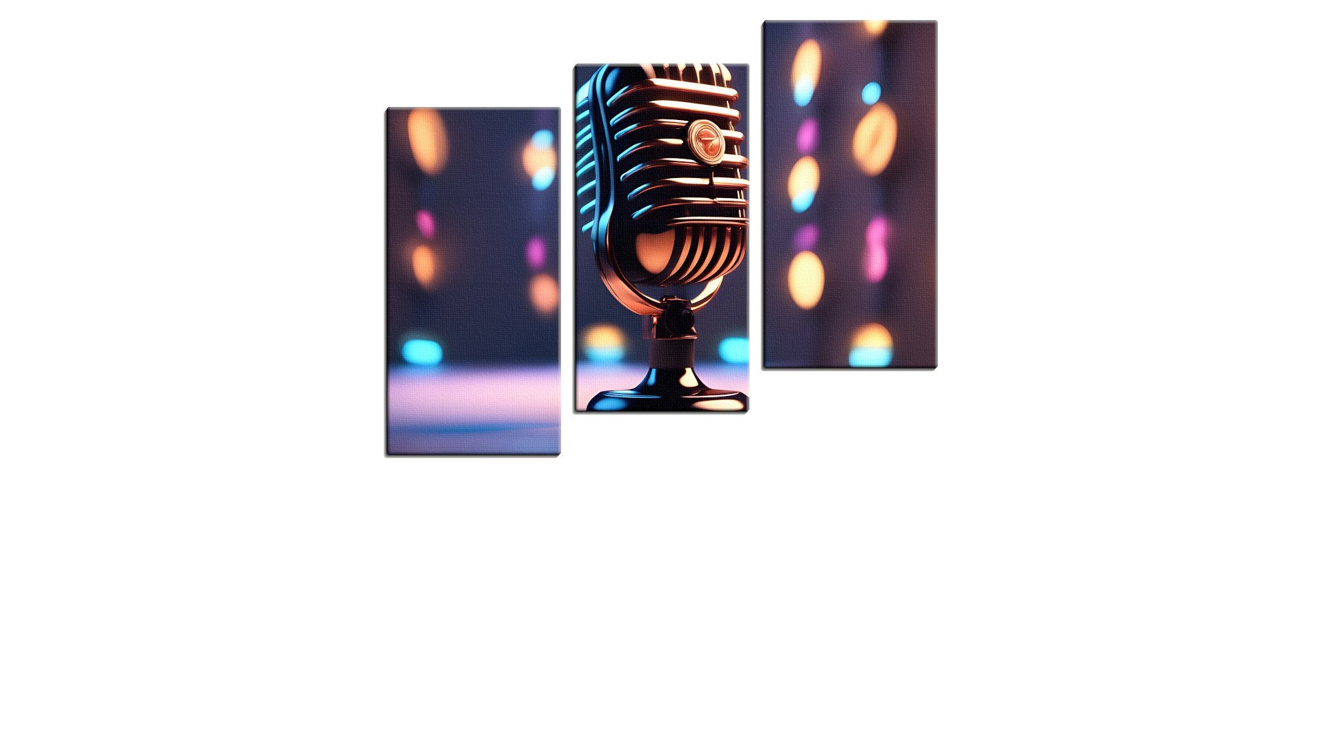 Lone Microphone Awaiting a Singer