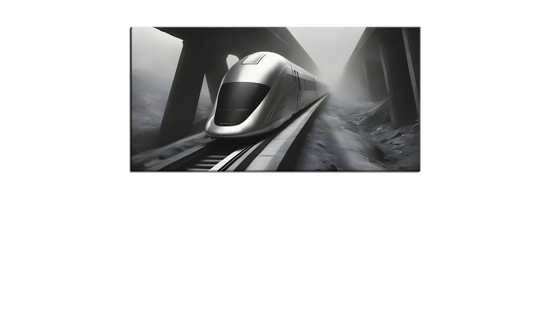Dystopian High Speed Bullet Train