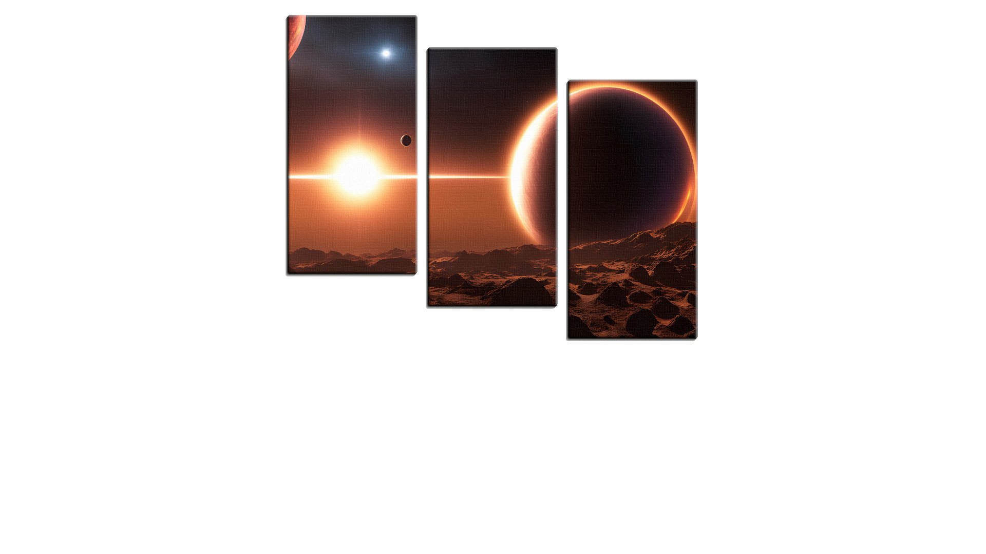Sunrise Seen from a Distant World