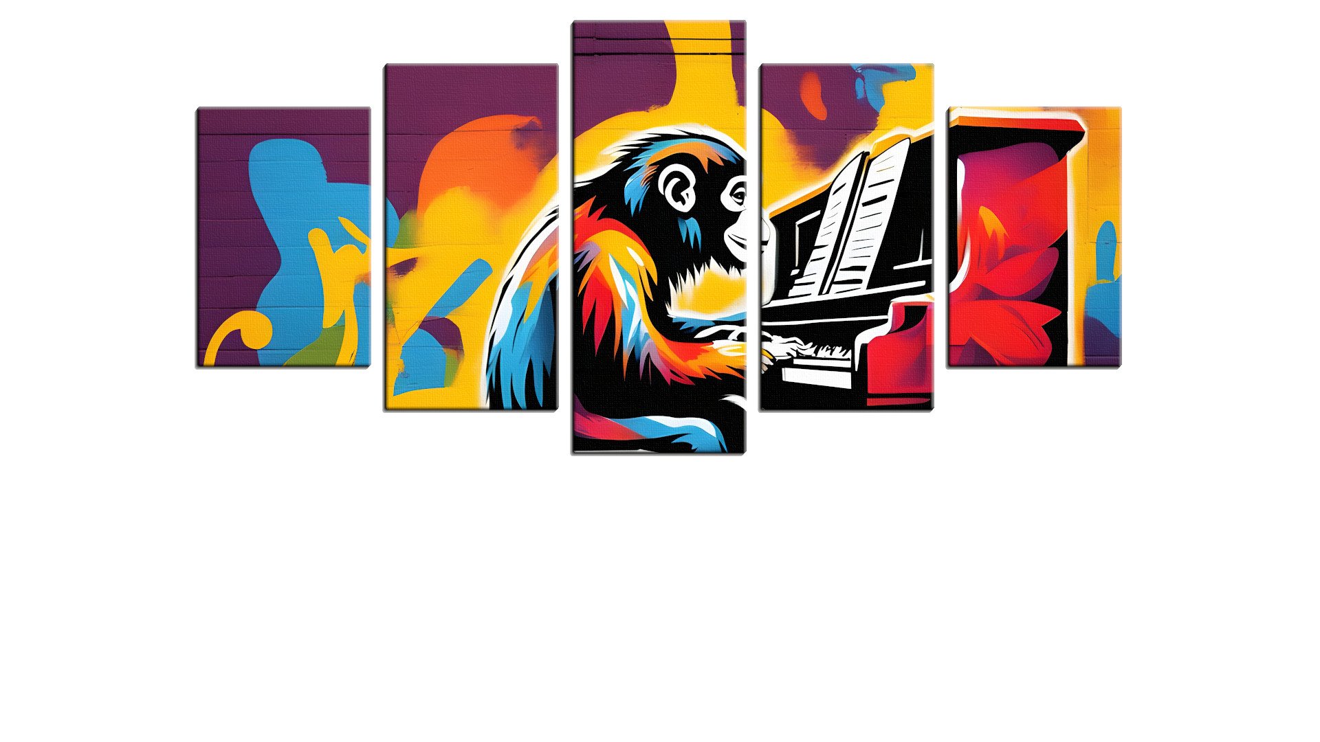 Talented Streetwise Piano Playing Monkey
