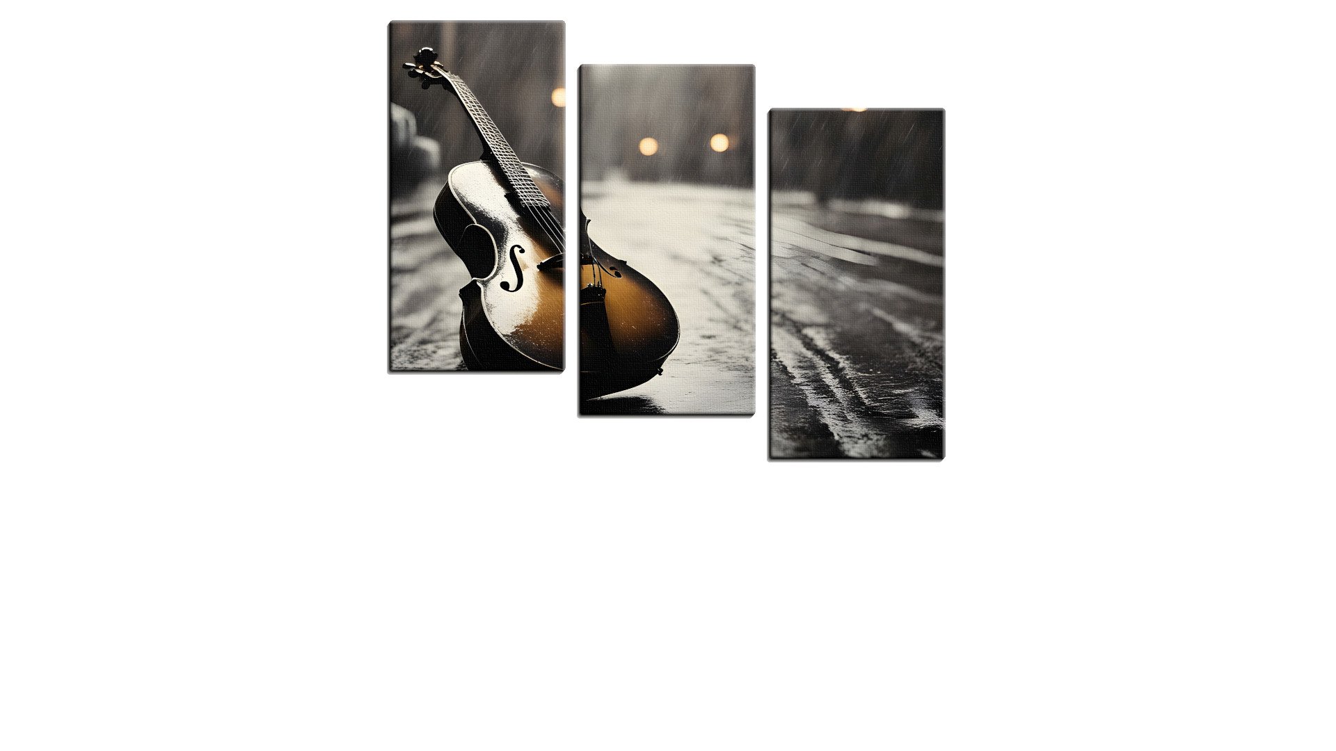Violin Singing in the Rain