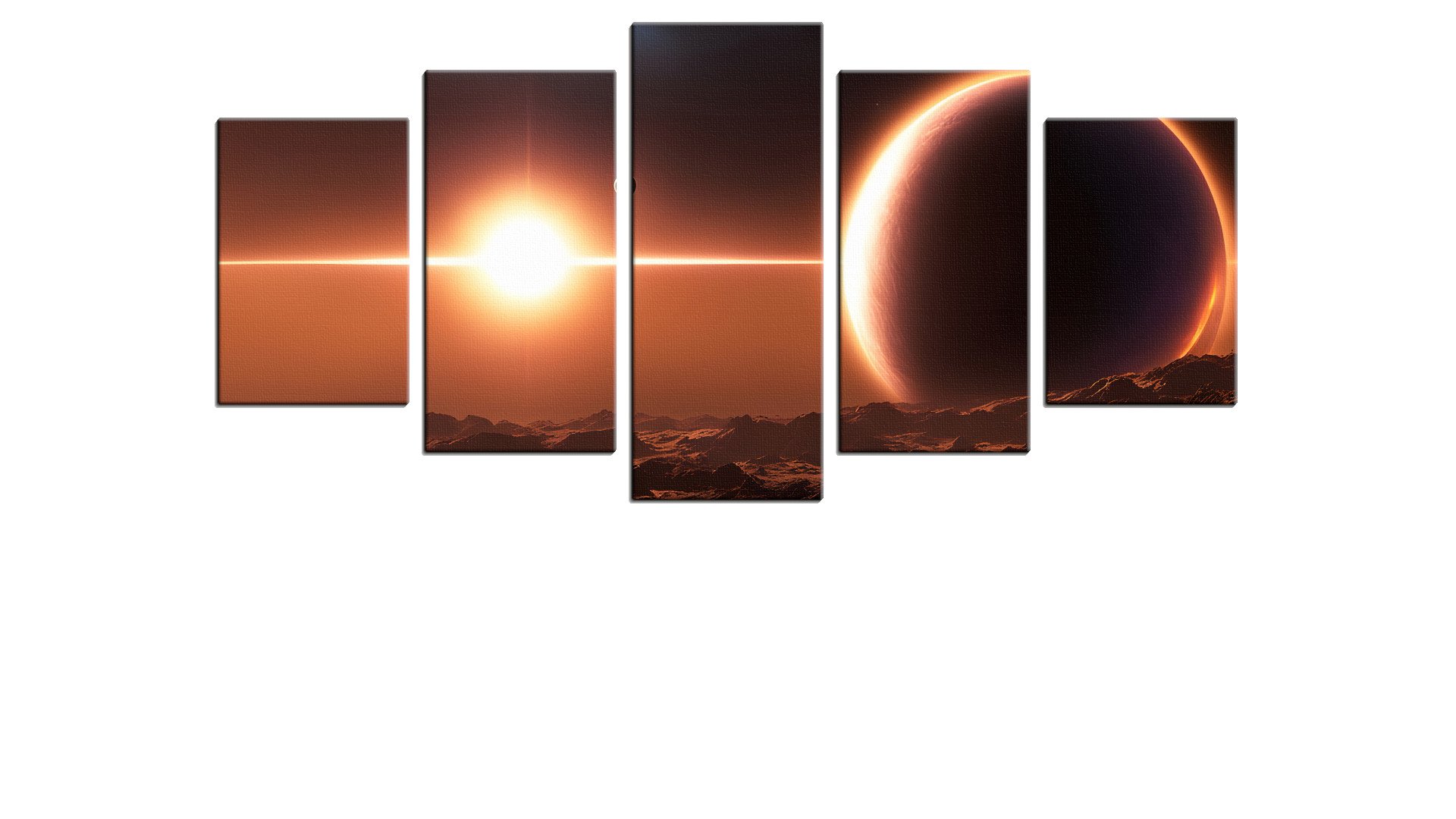 Sunrise Seen from a Distant World