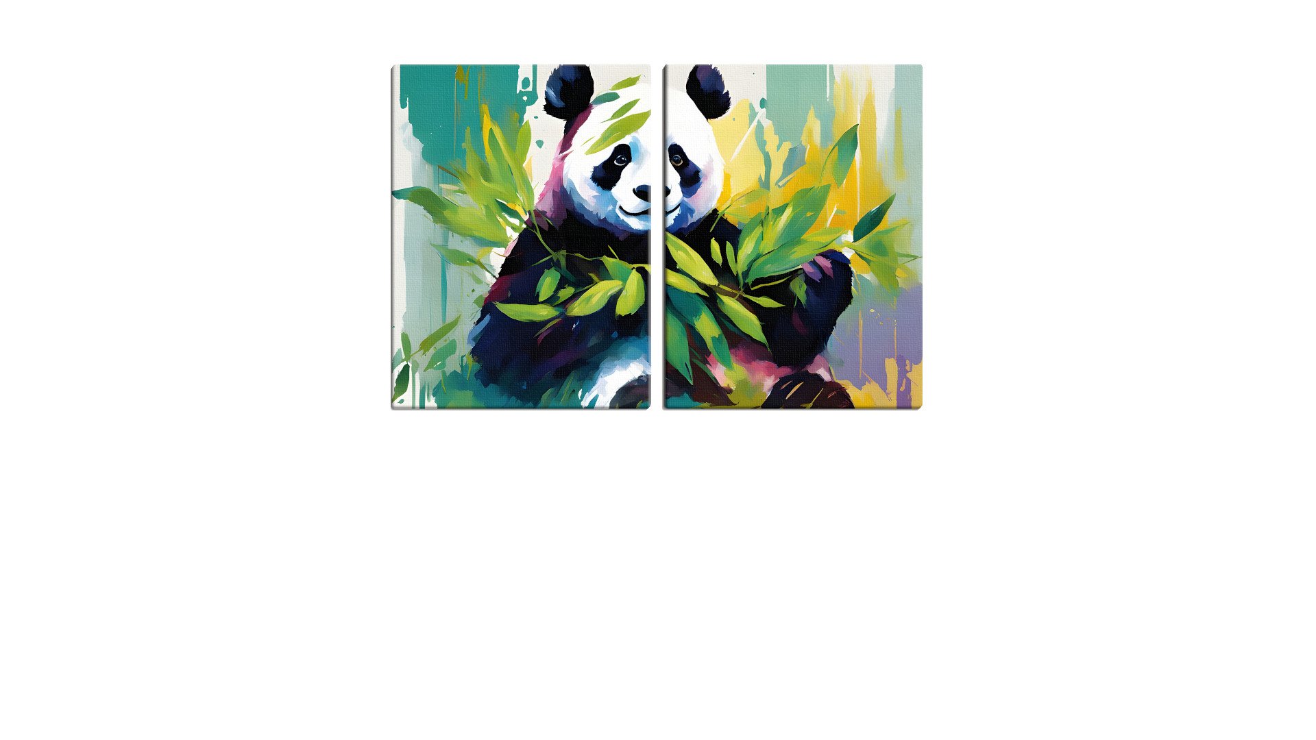 Panda Playing with their Food