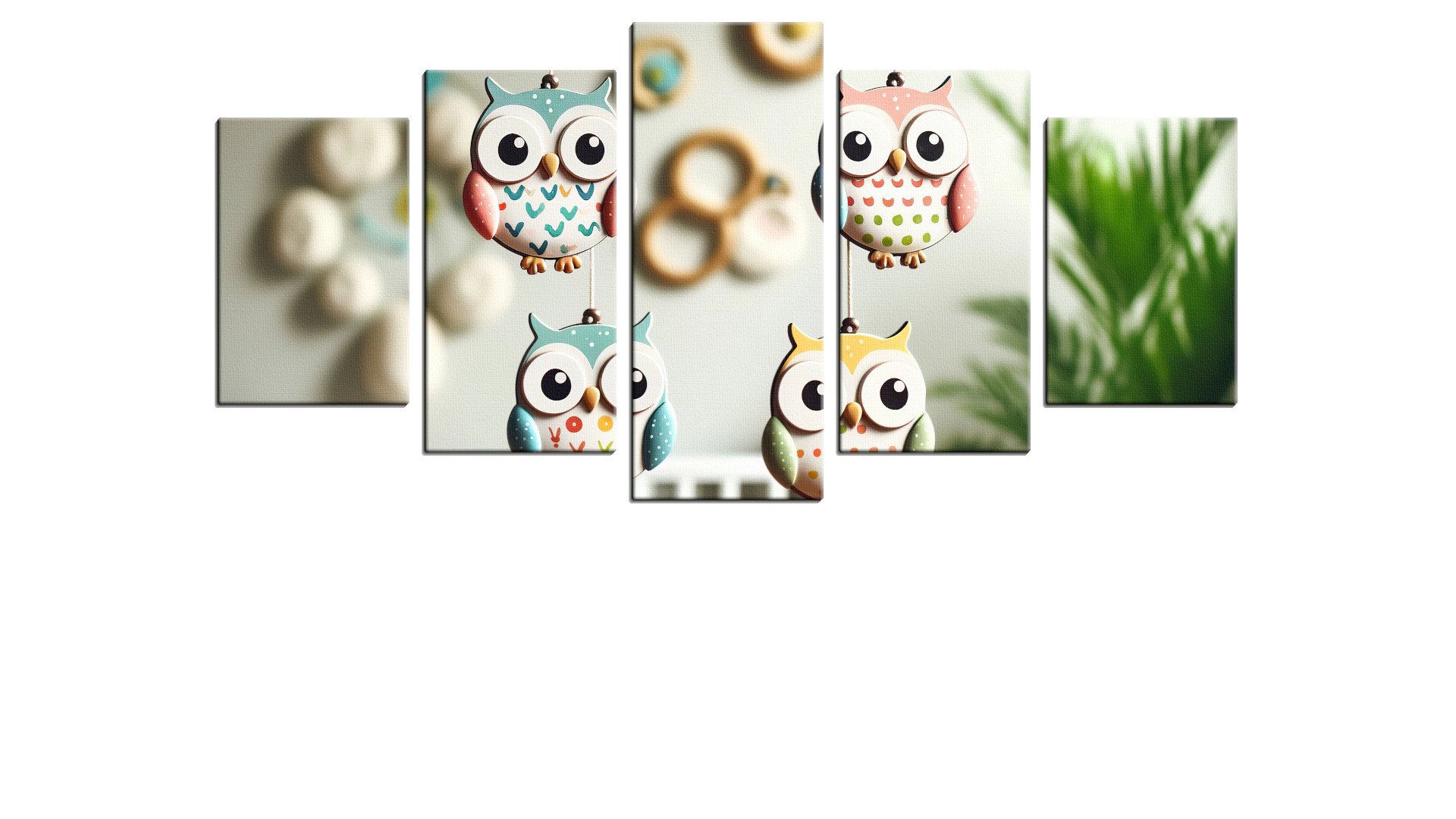 Four Inquisitive Owls Hanging Around