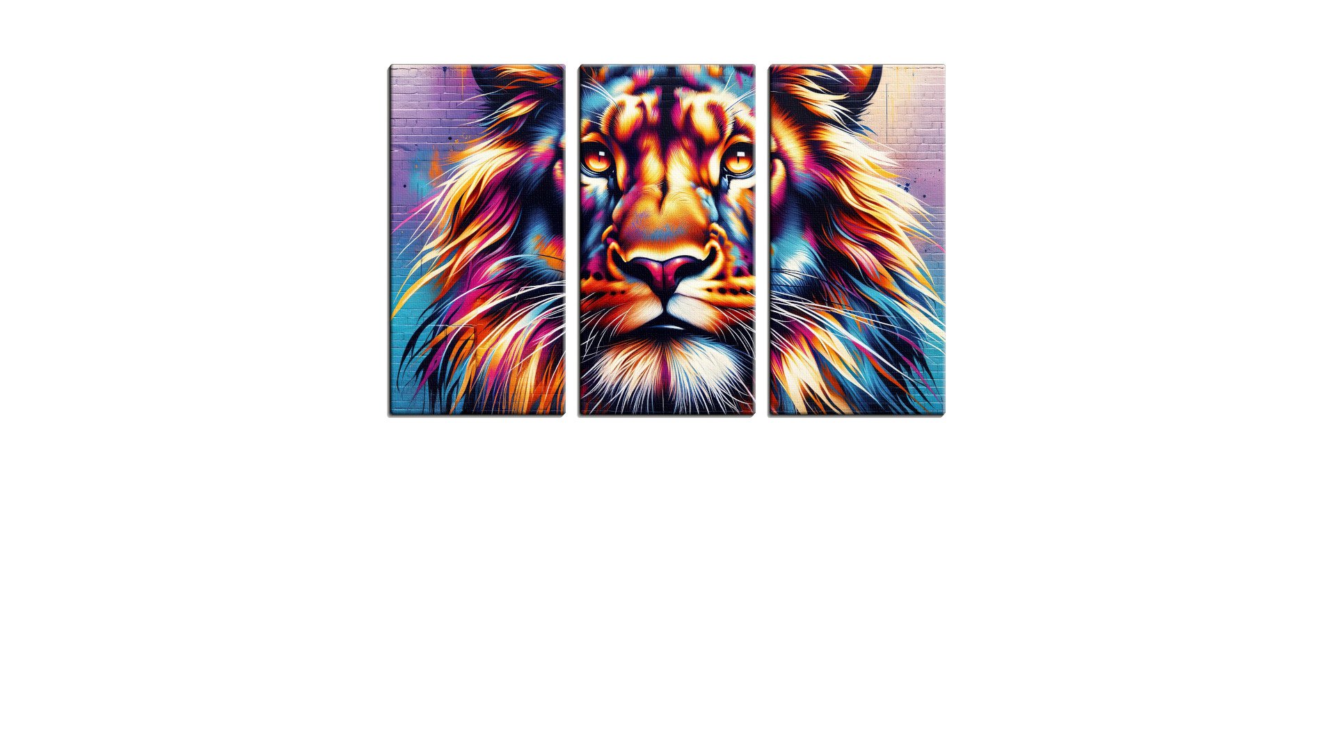Deep-Coloured Pondering Lion