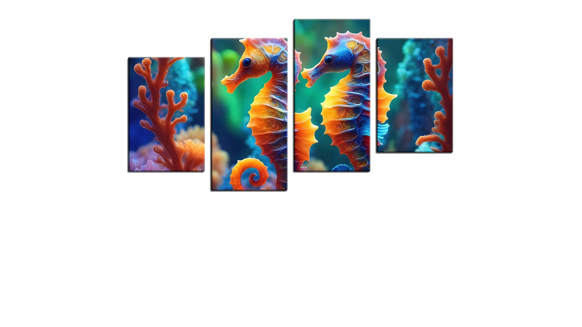 Pair of Serious Seahorses