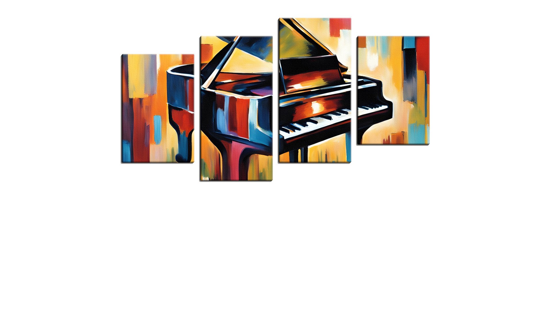 Colourful Piano Portrait