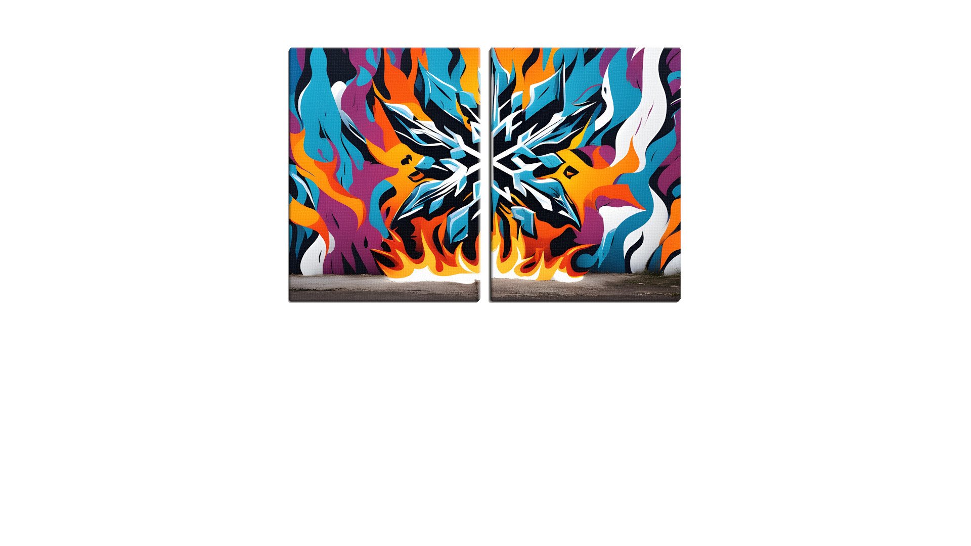 Snowflake on Fire