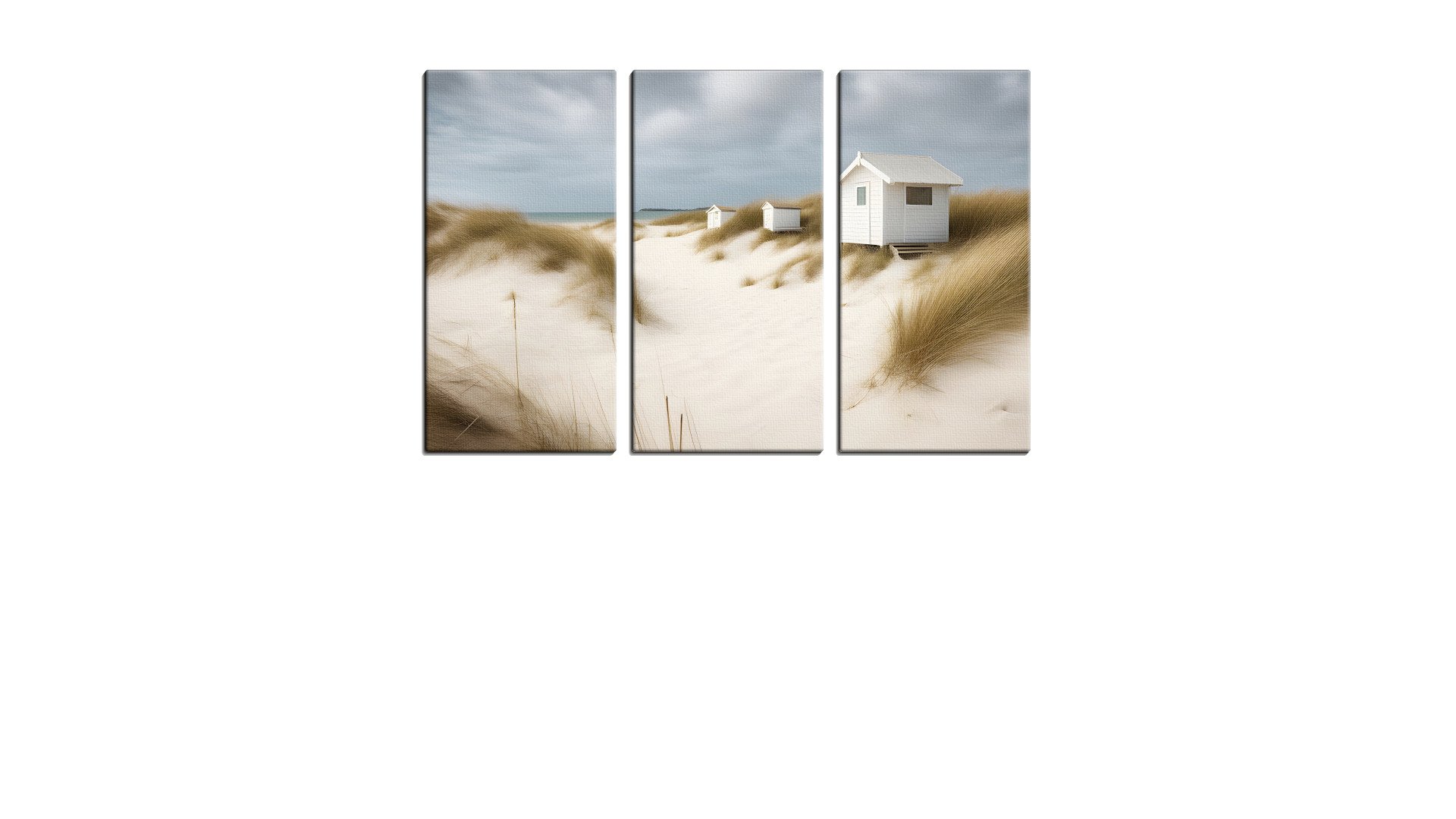 White Beach, Grass and Beach Huts