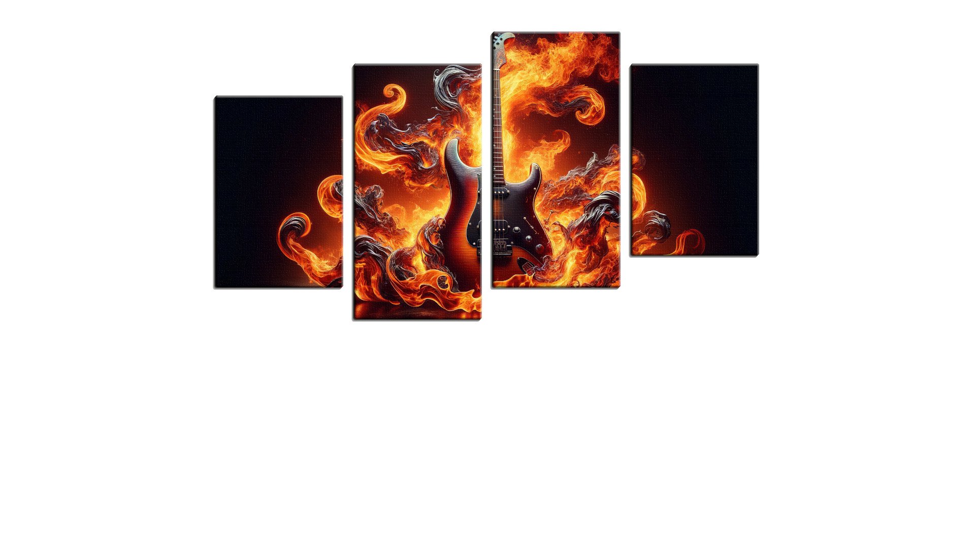 Burning Dark Guitar