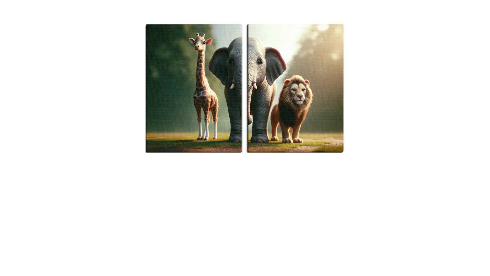 Trio of Curious Animals