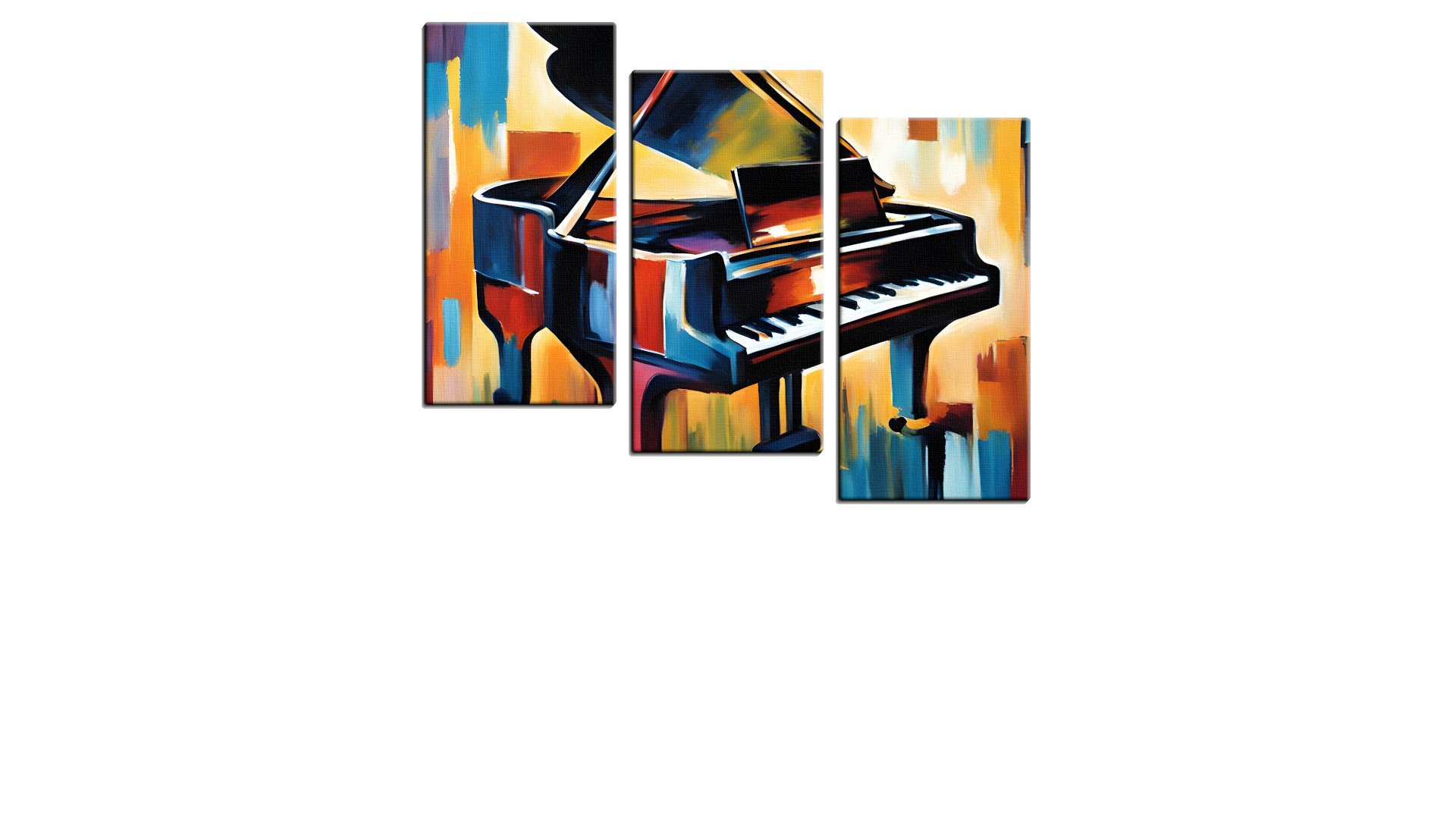 Colourful Piano Portrait