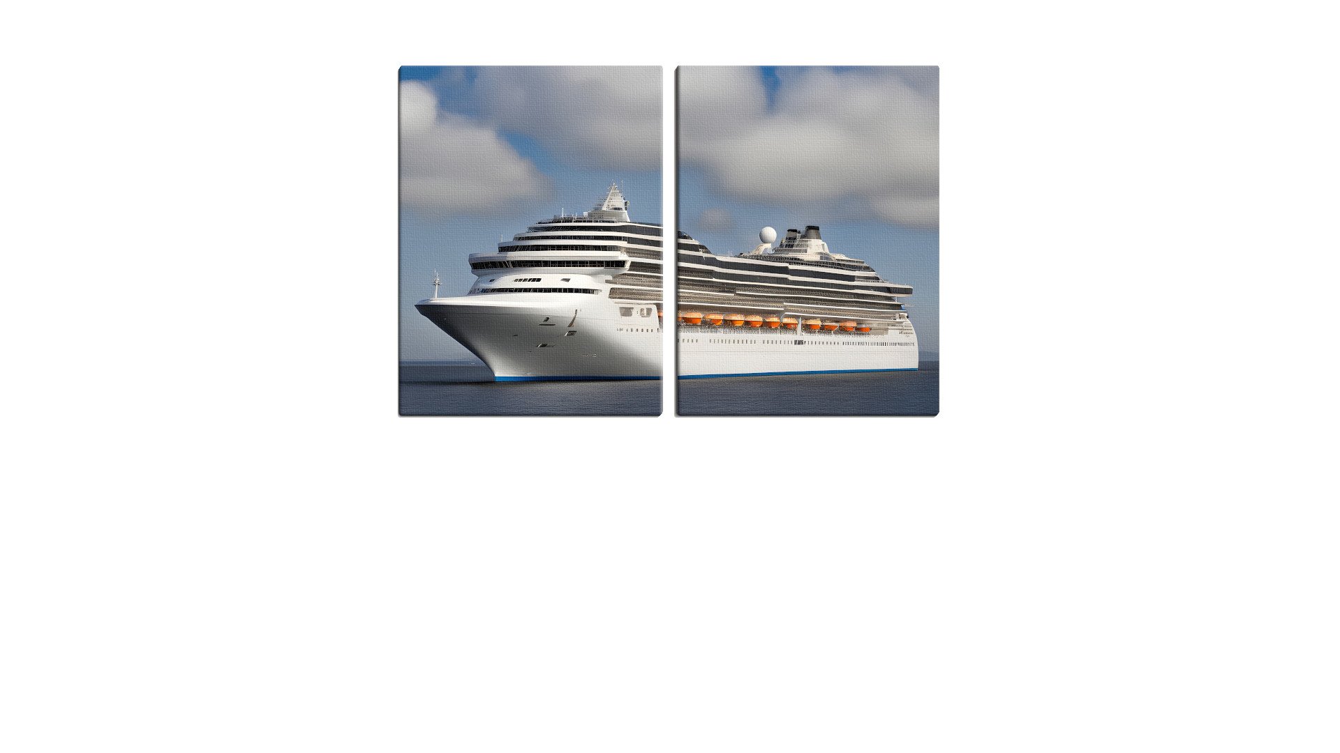 Large Cruise Liner on a Calm Sea