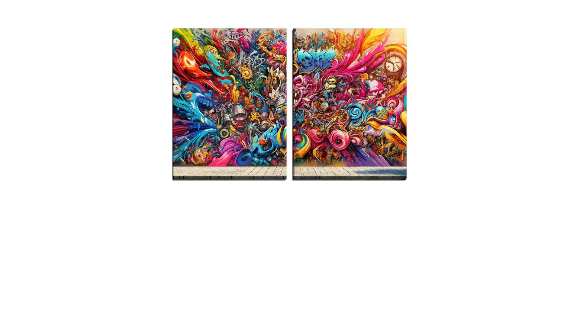 Striking Painting of Flowers