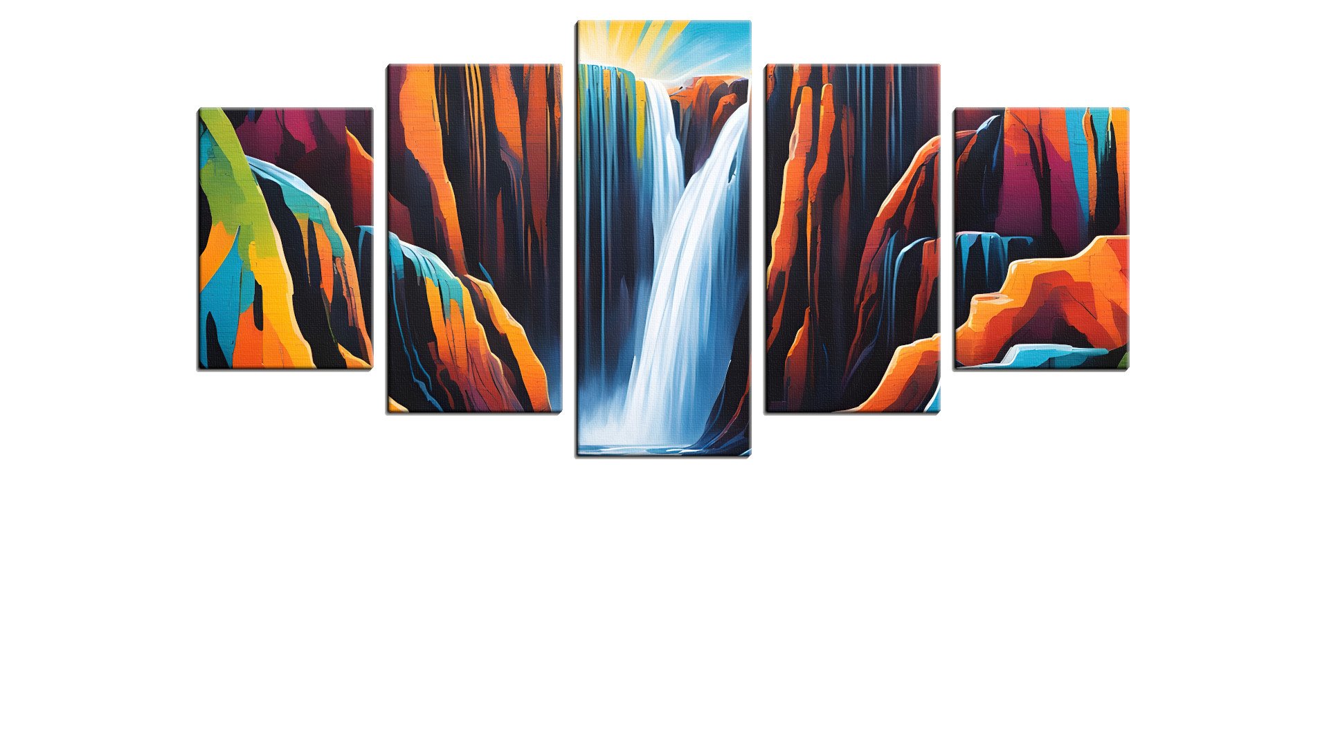 Waterfall on a Wall