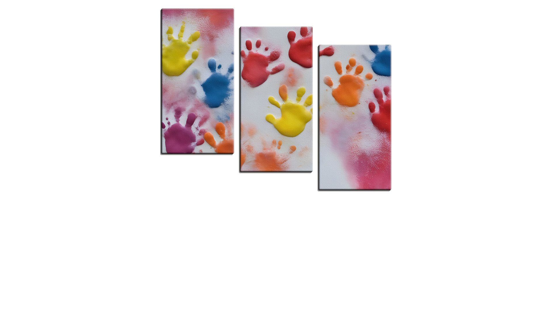 Monster Kids Painting by Hand