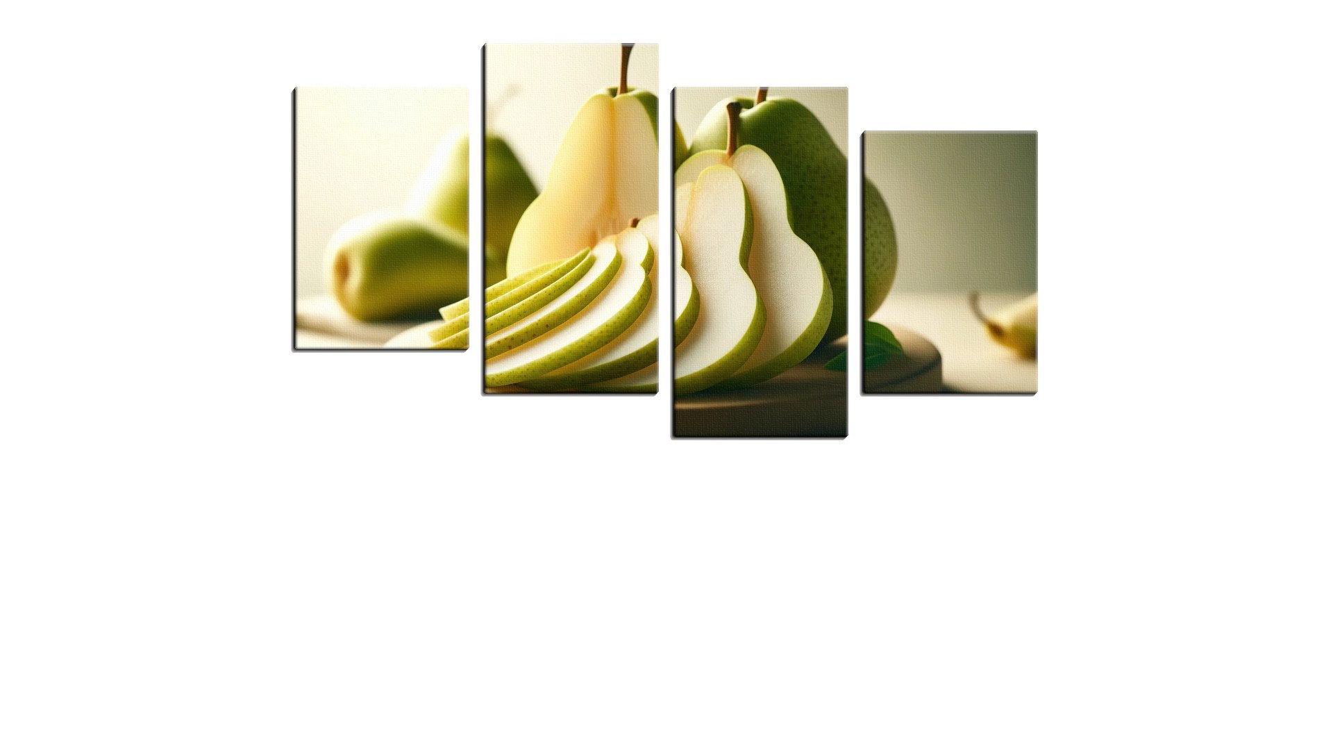 Plethora of Sliced Pear