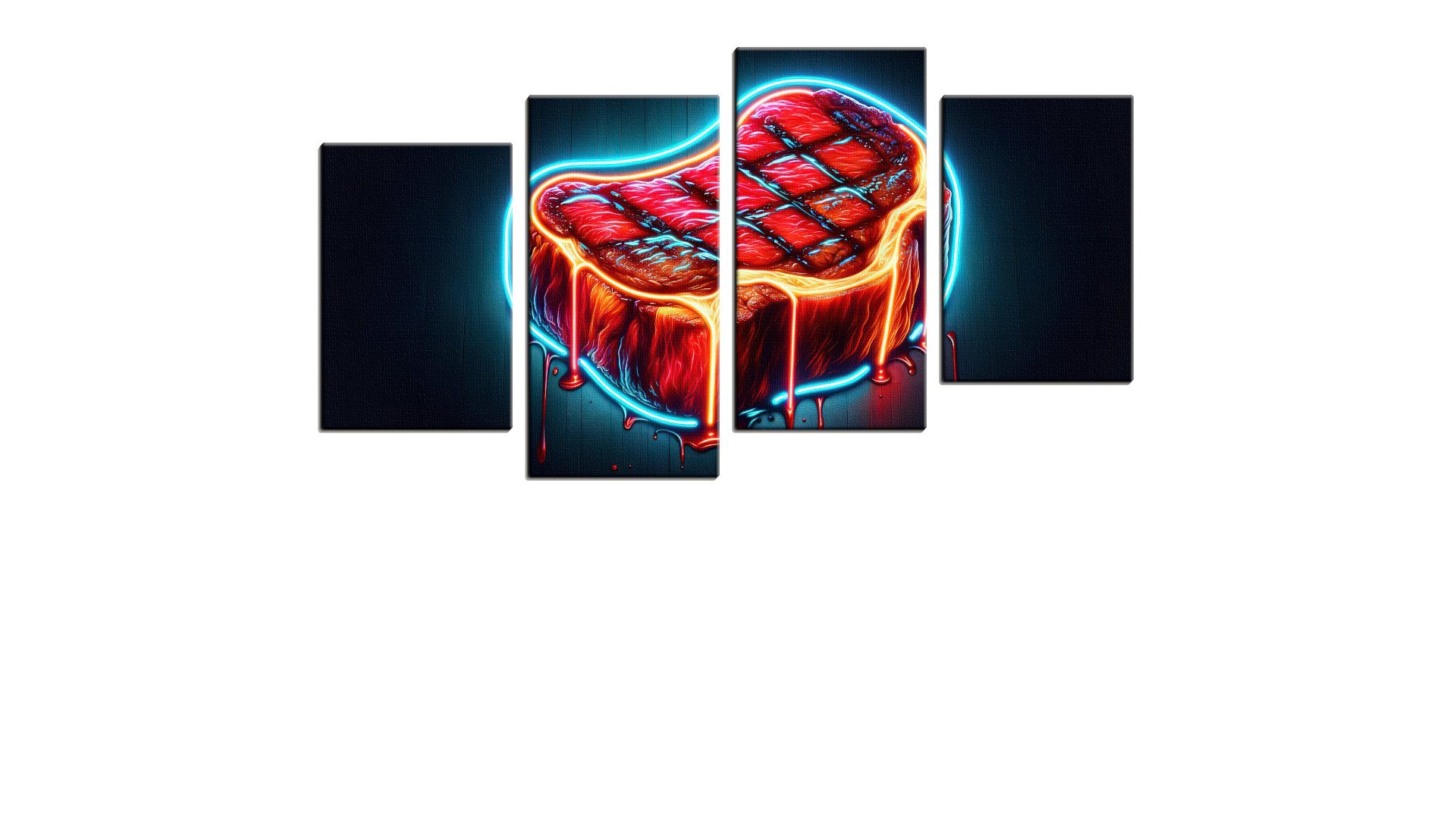 Drizzling Raw Steak