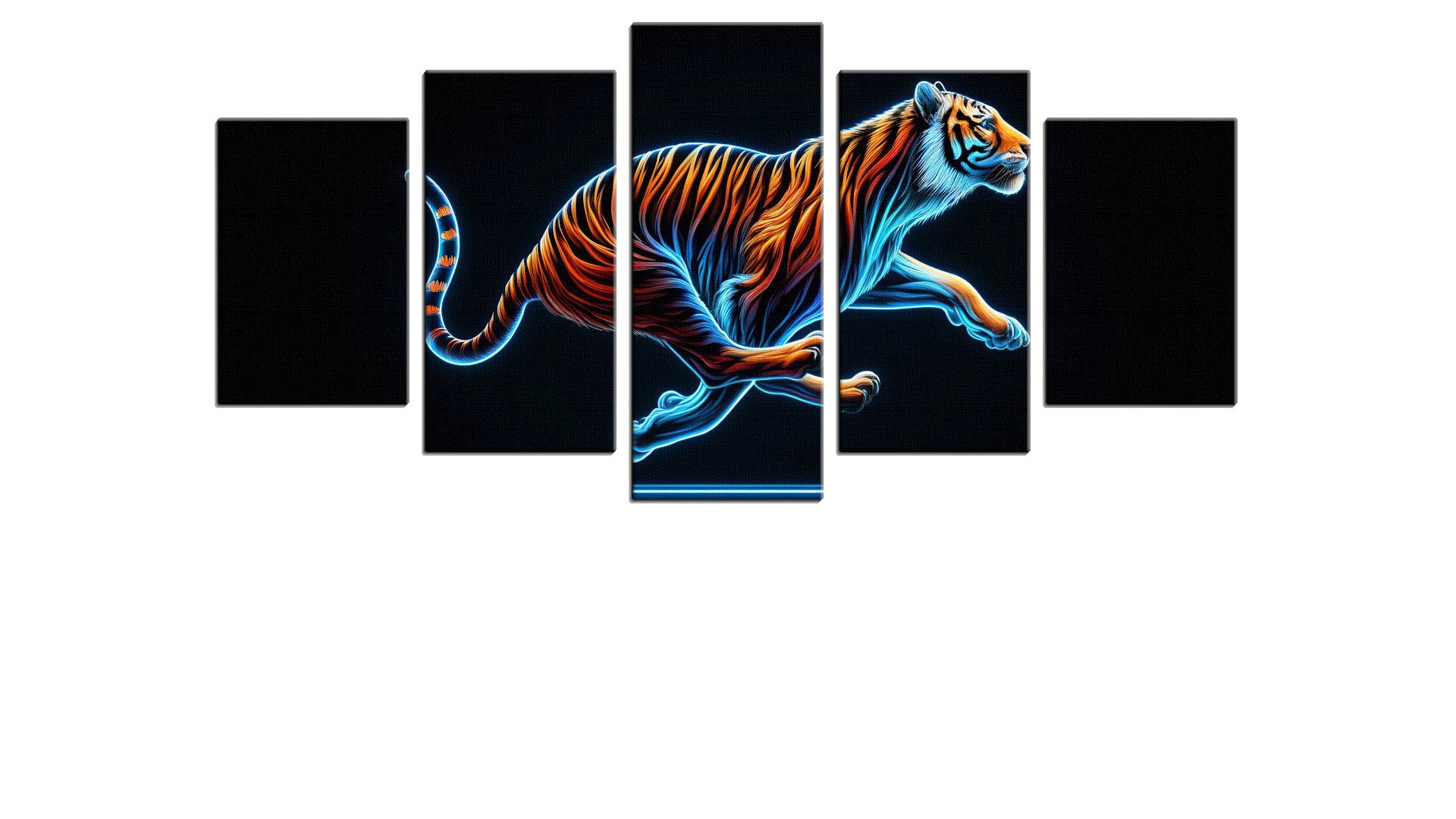 Sprinting Neon Tiger