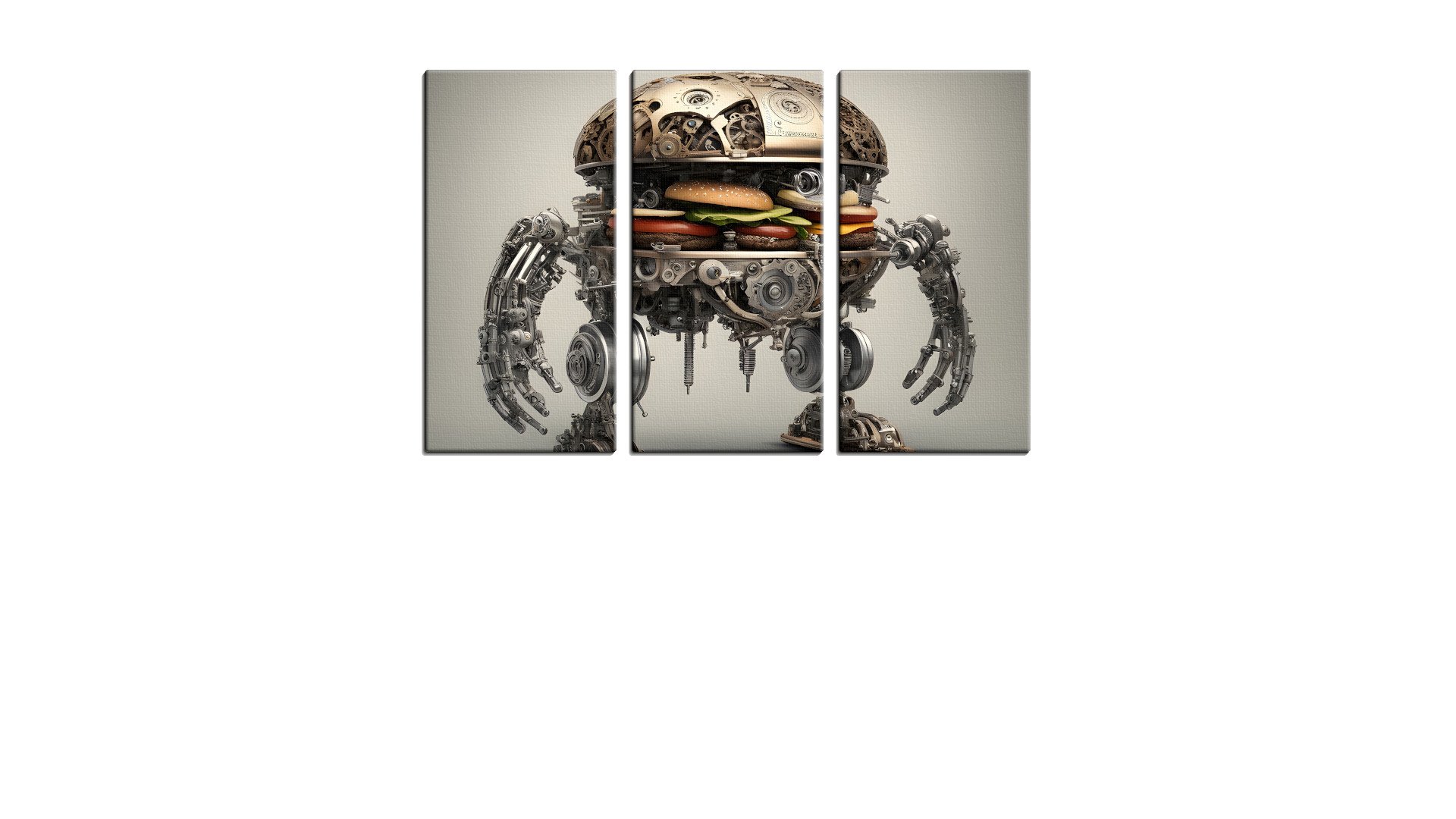 Mechanical Burger eating Burgers