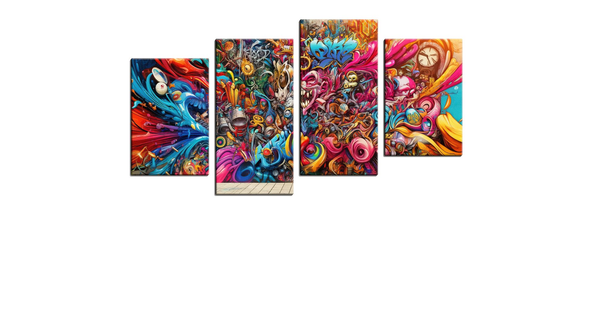 Striking Painting of Flowers