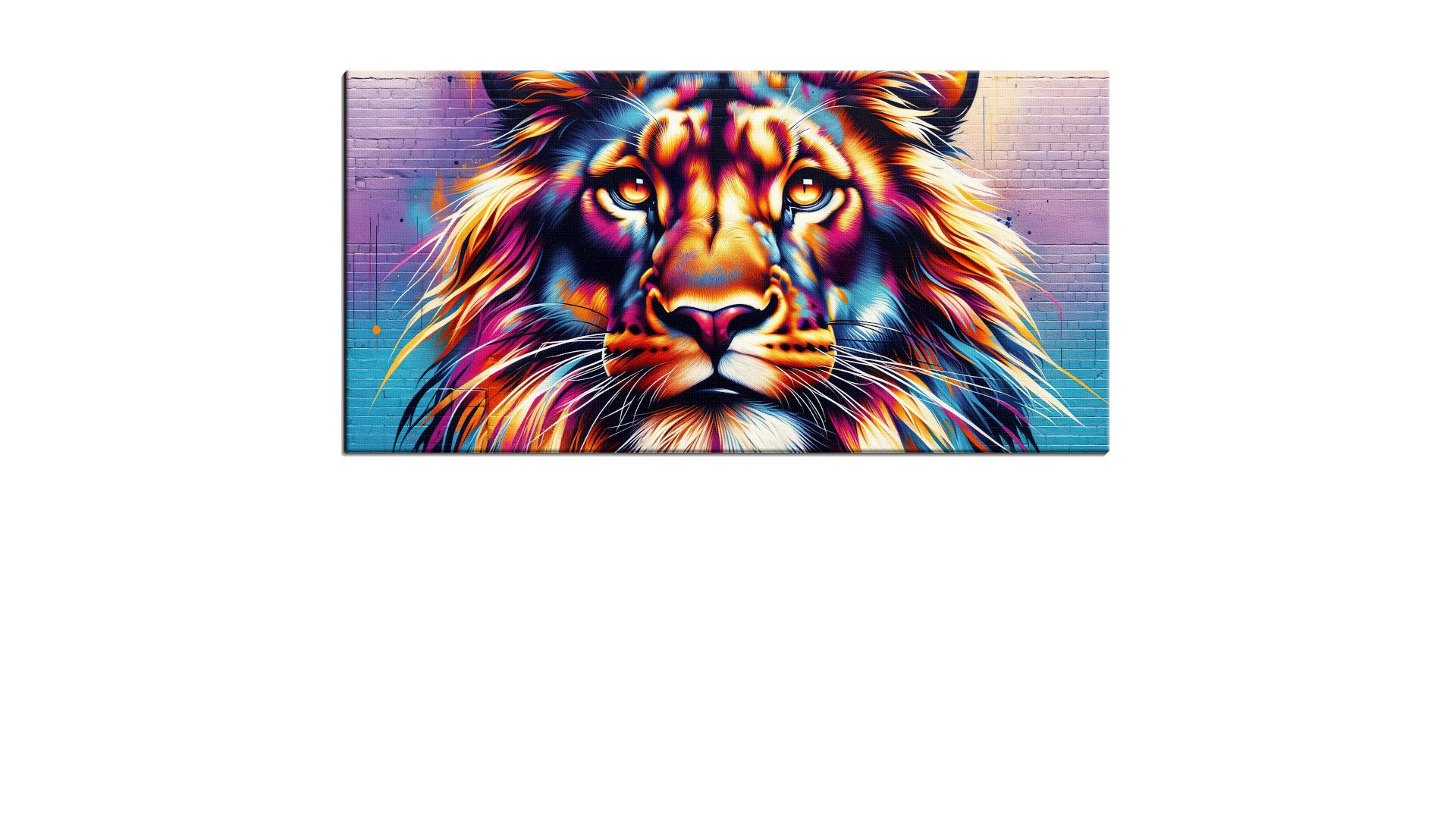 Deep-Coloured Pondering Lion
