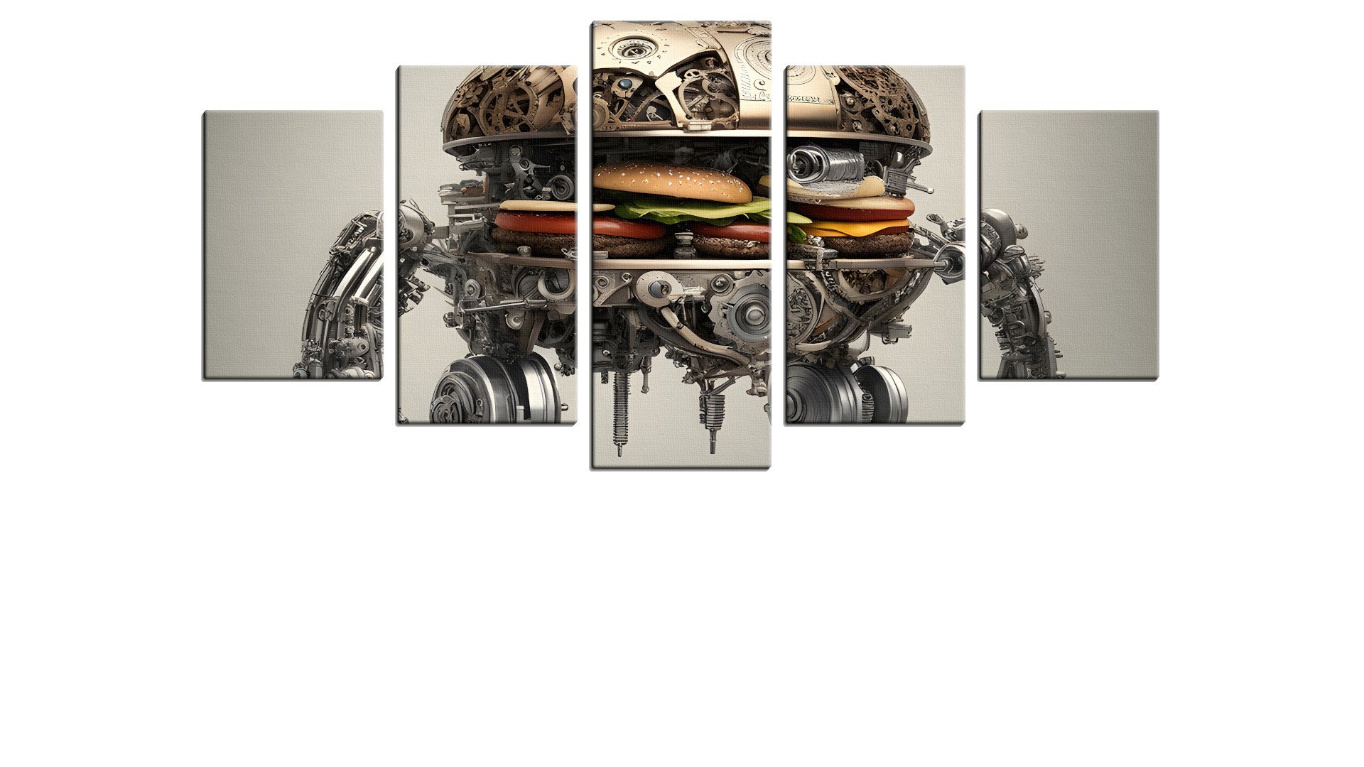 Mechanical Burger eating Burgers