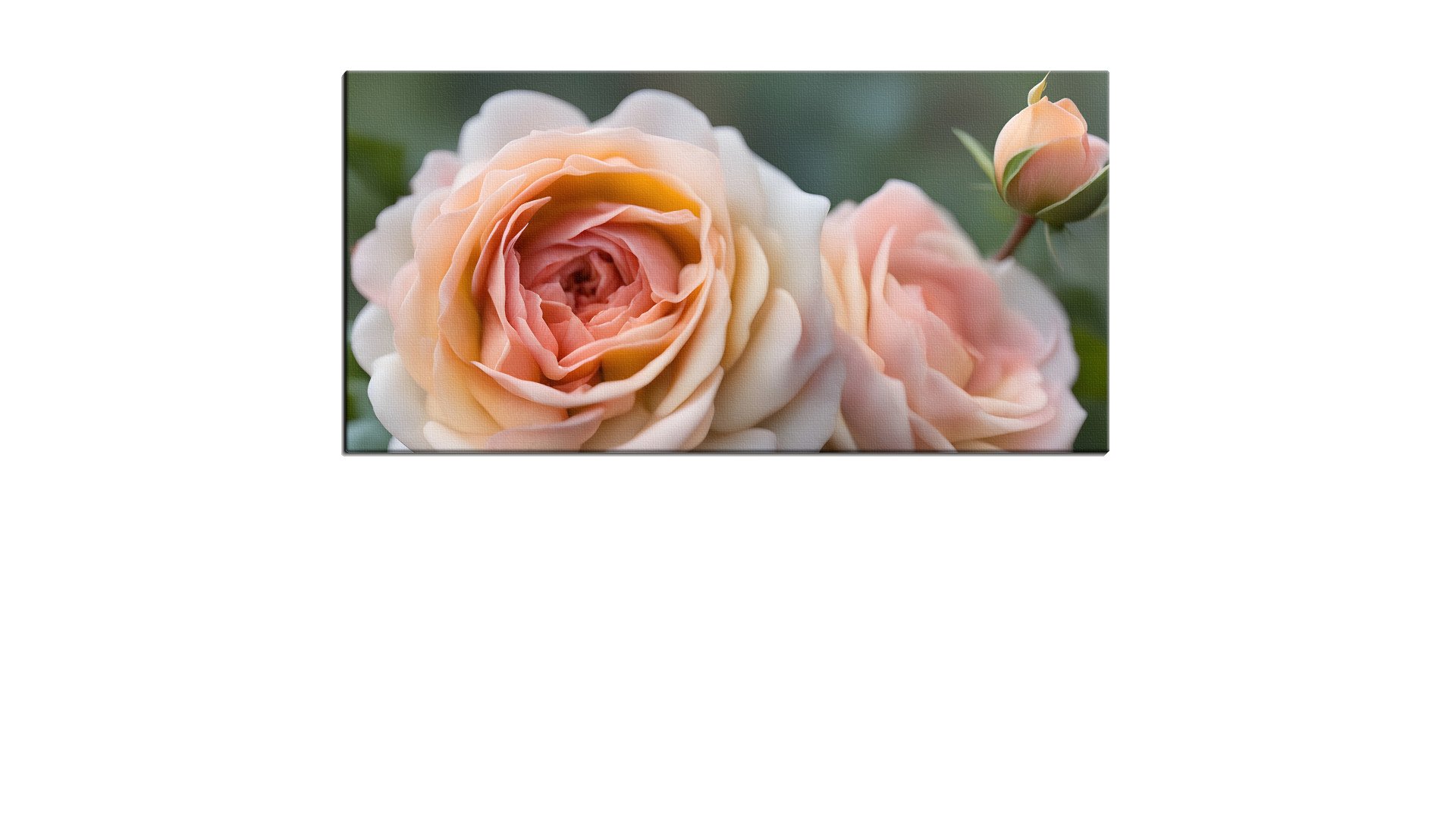 Few Pink Roses in Bloom