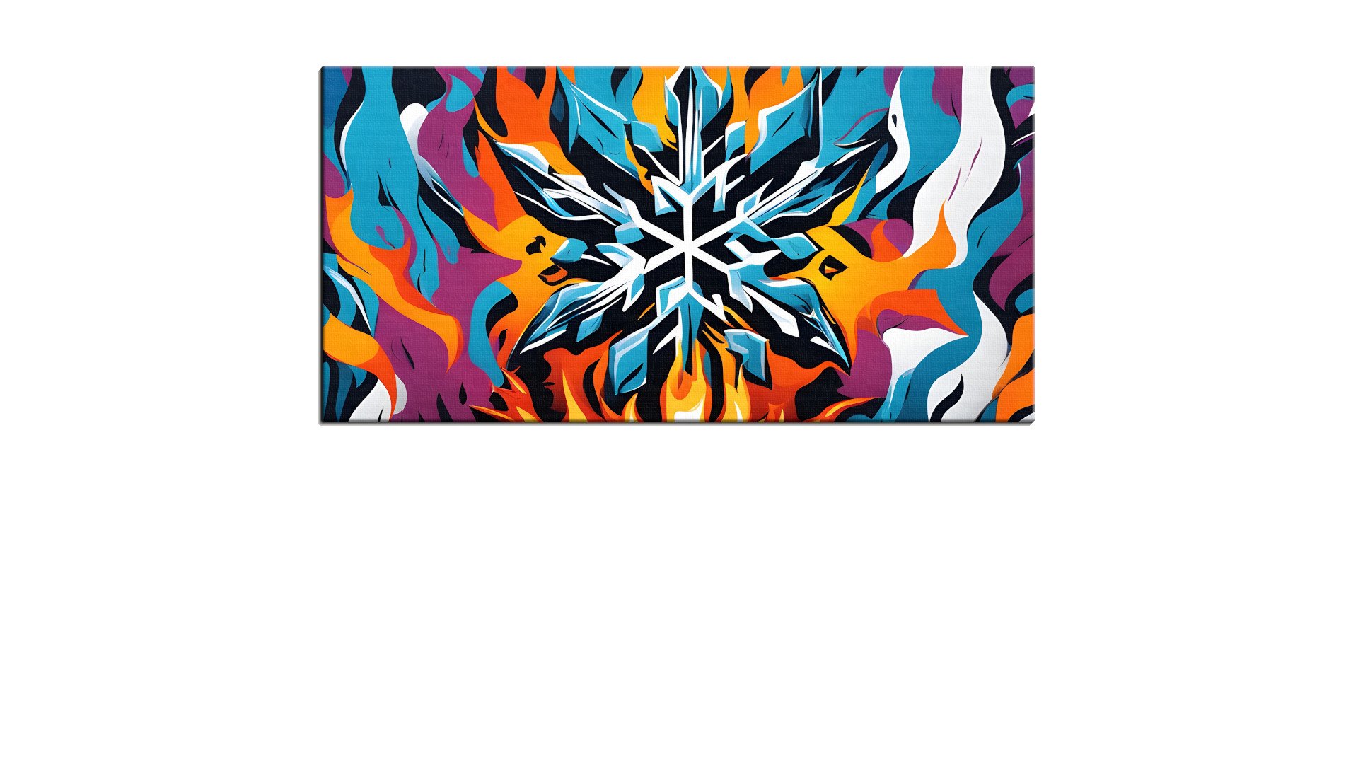 Snowflake on Fire