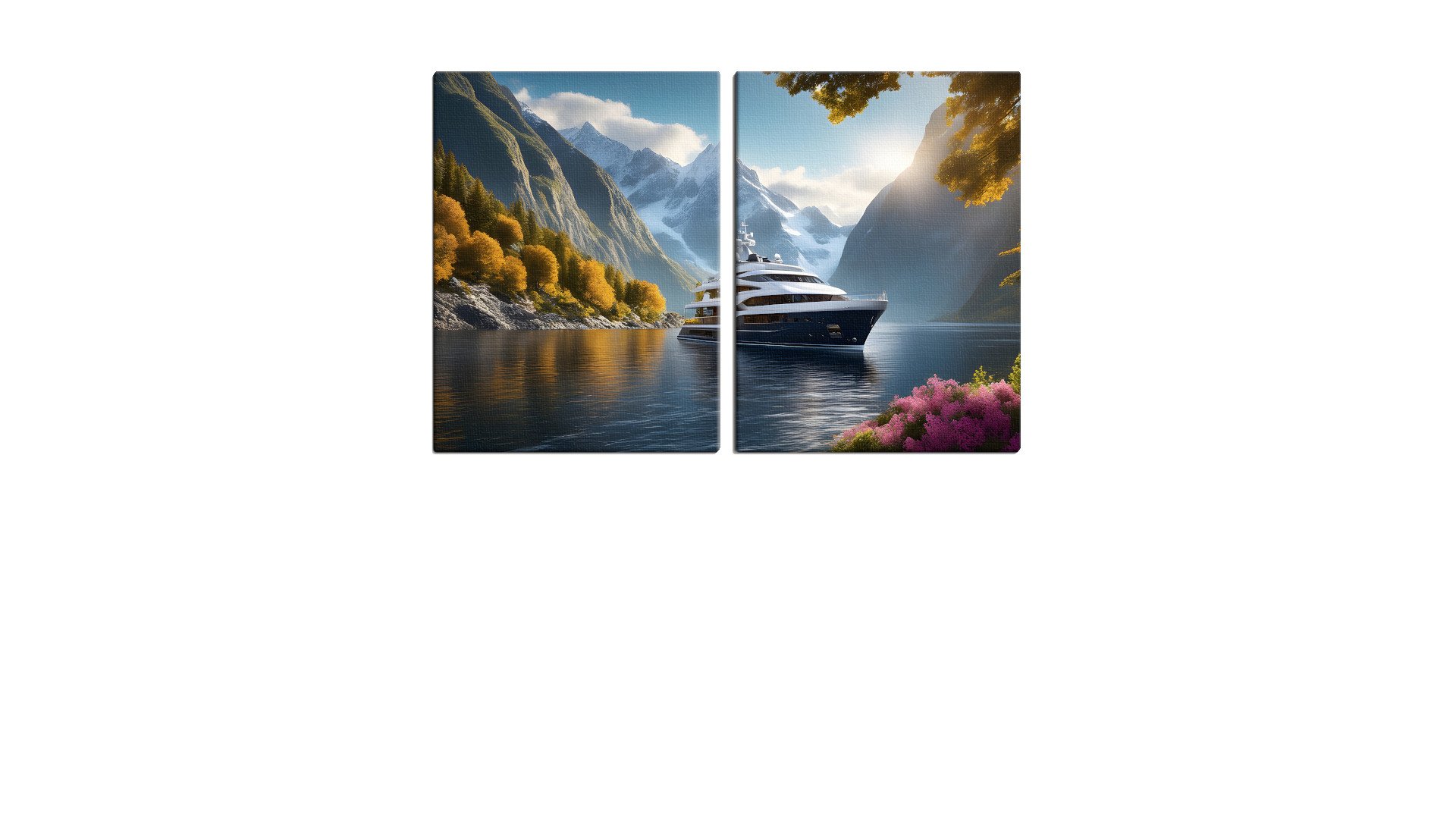 Luxury Liner in a Mountain Loch