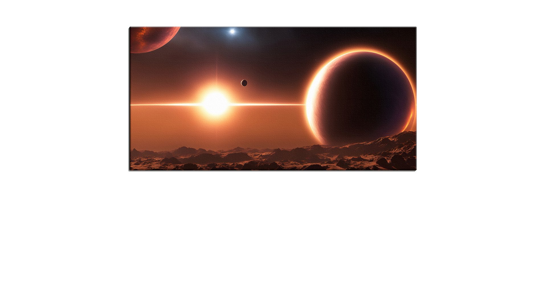 Sunrise Seen from a Distant World