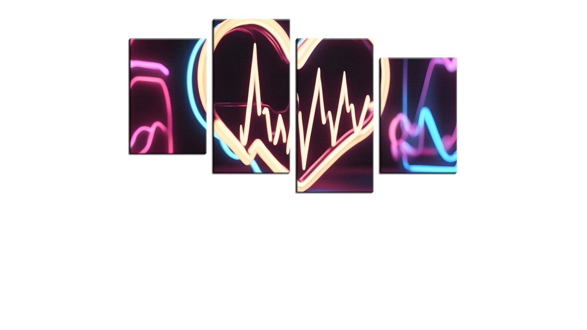 Neon Heartbeat Trace