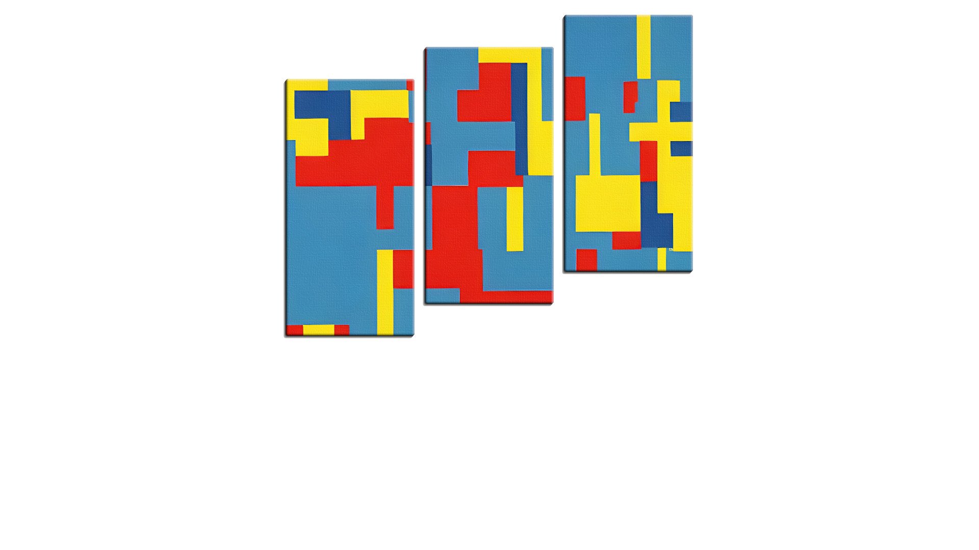 Pixel Filled Geometric Piece of Art