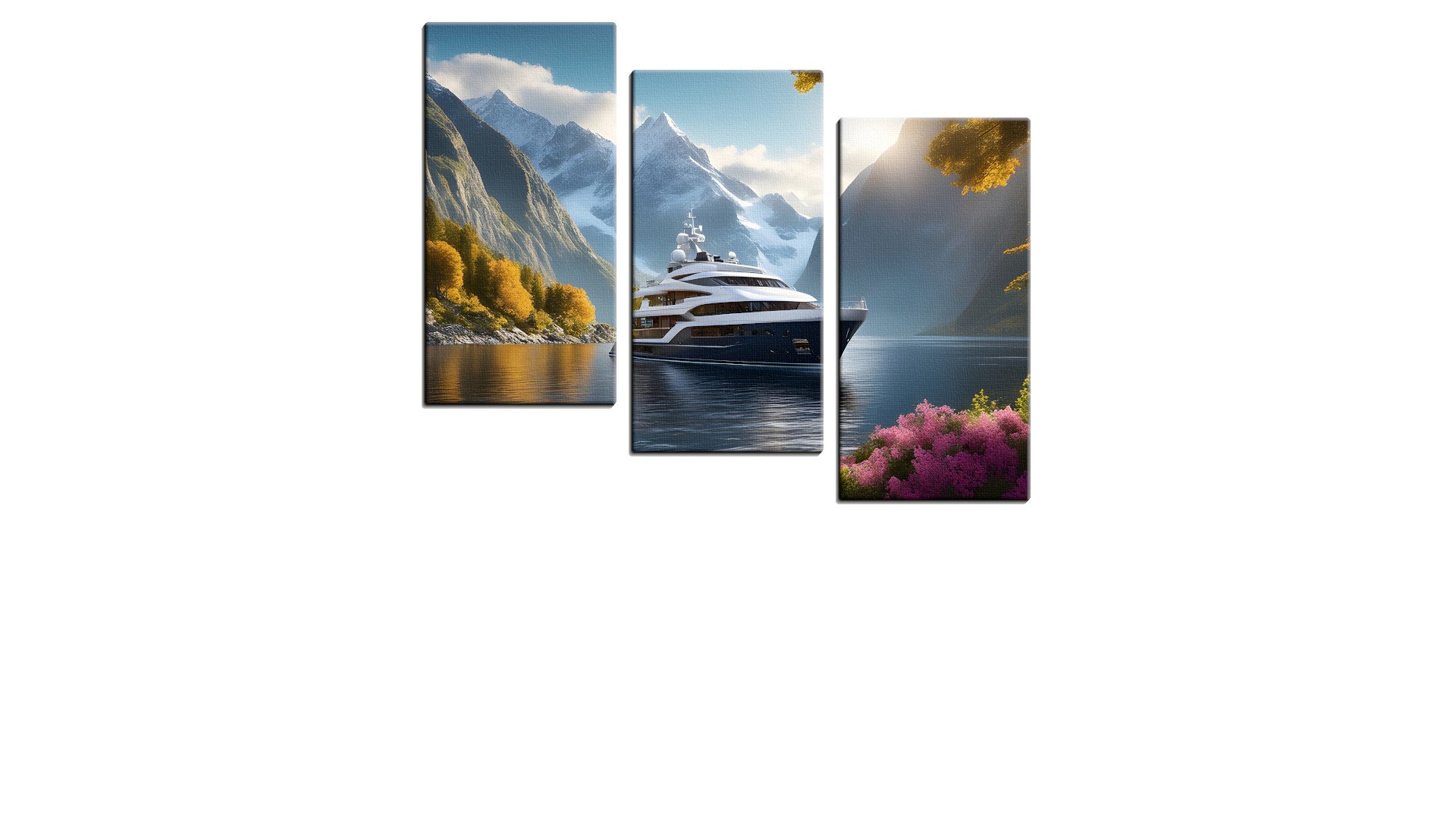 Luxury Liner in a Mountain Loch