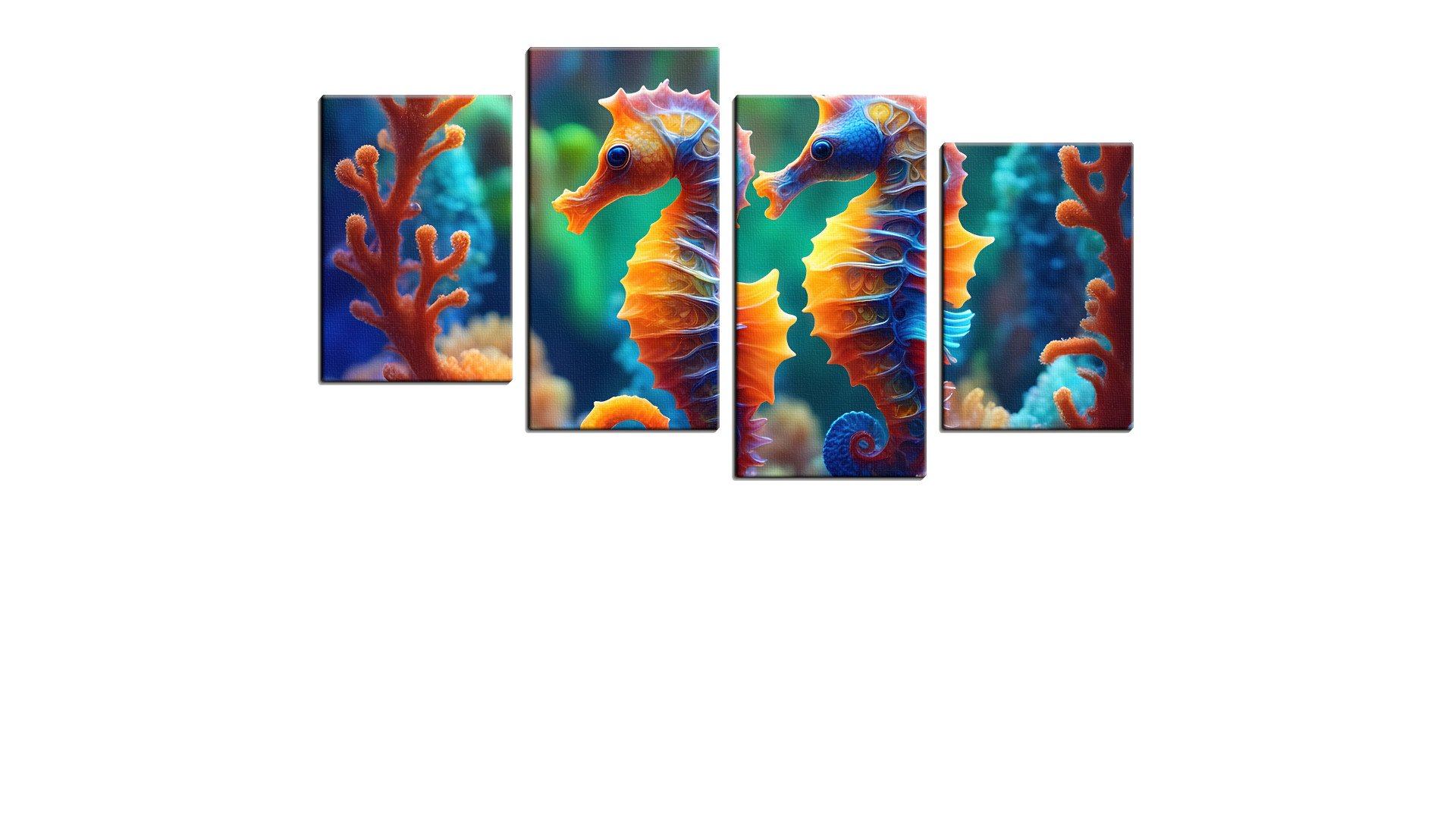 Pair of Serious Seahorses