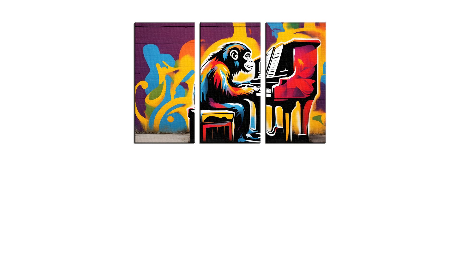 Talented Streetwise Piano Playing Monkey