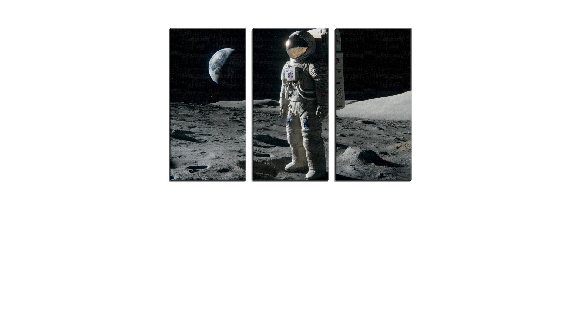 Lone Astronaut on the Moon