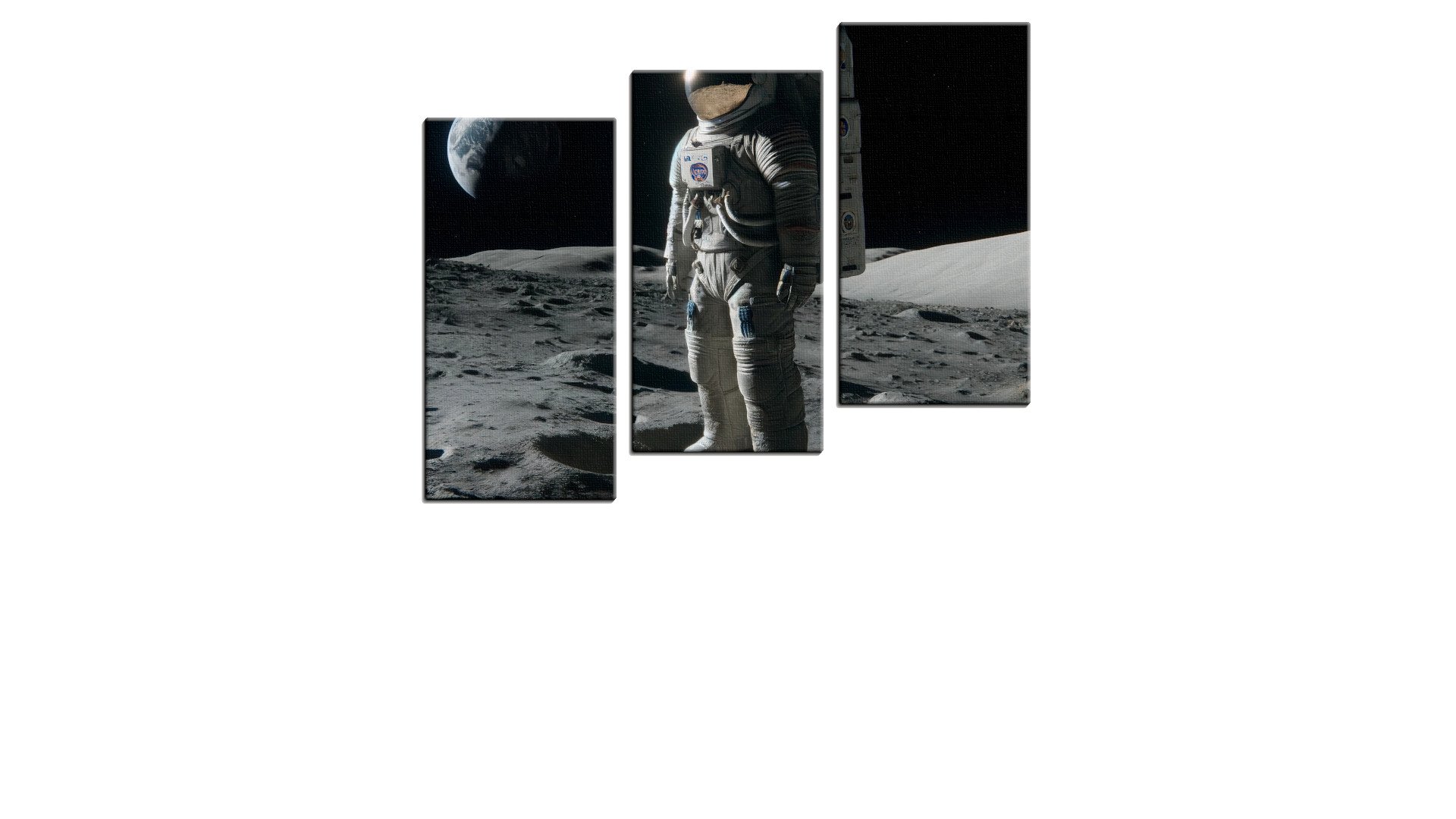 Lone Astronaut on the Moon