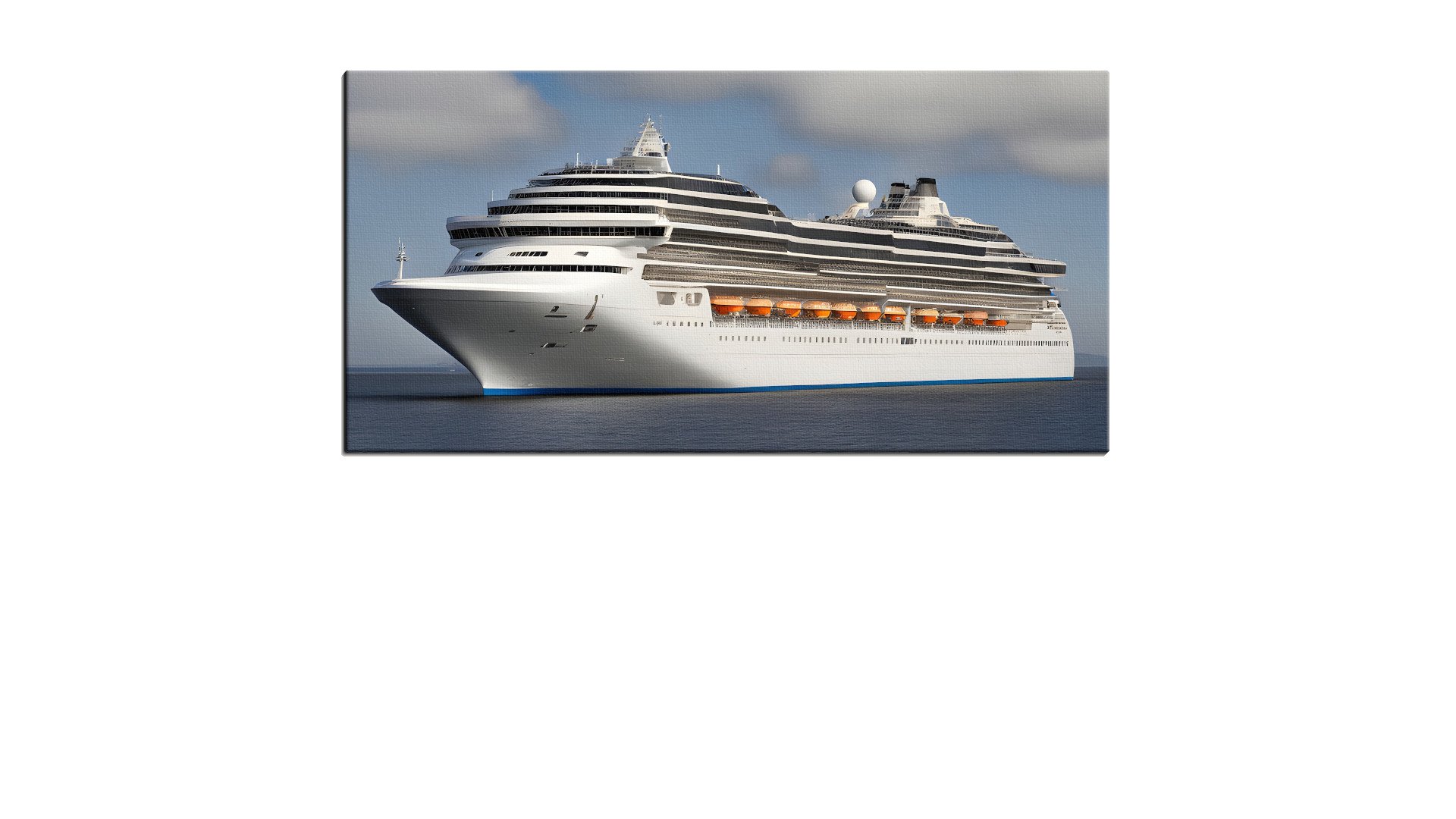 Large Cruise Liner on a Calm Sea