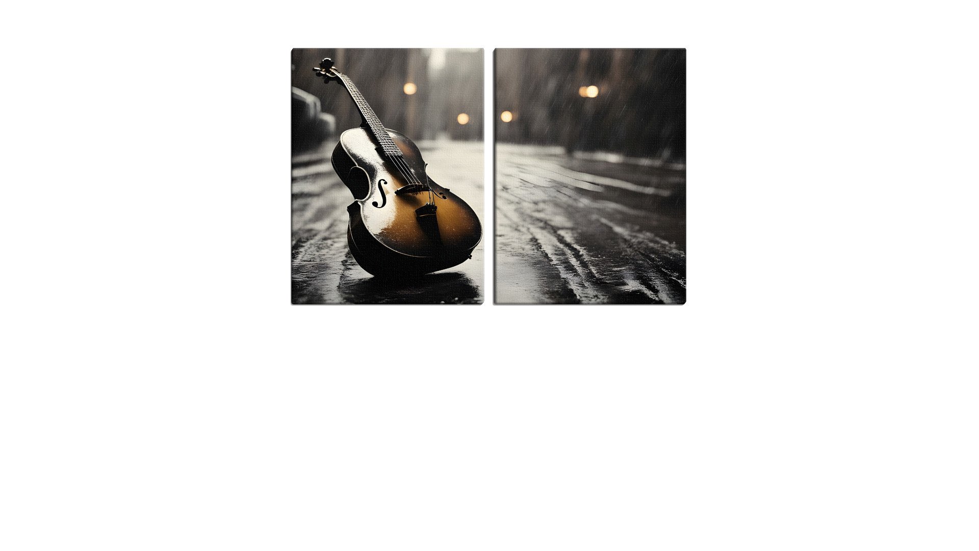 Violin Singing in the Rain
