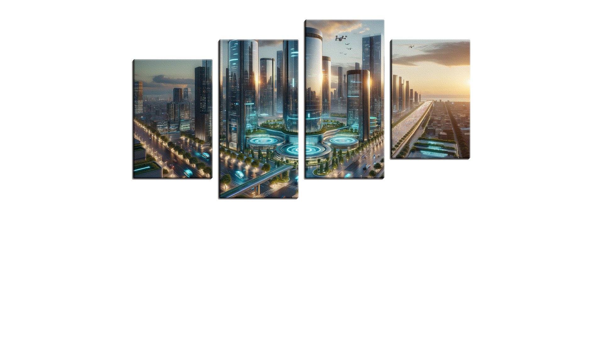High Tech City of the Future