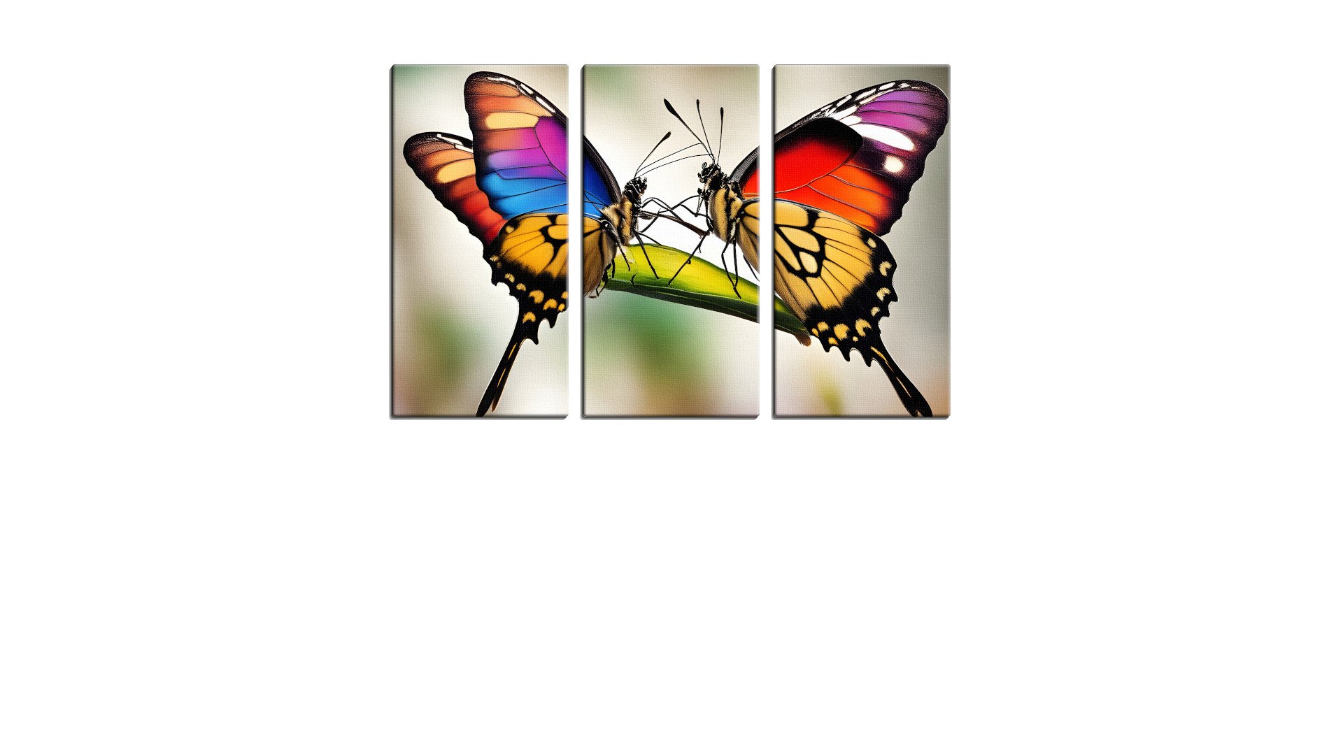 Pair of Butterflies Full of Colour