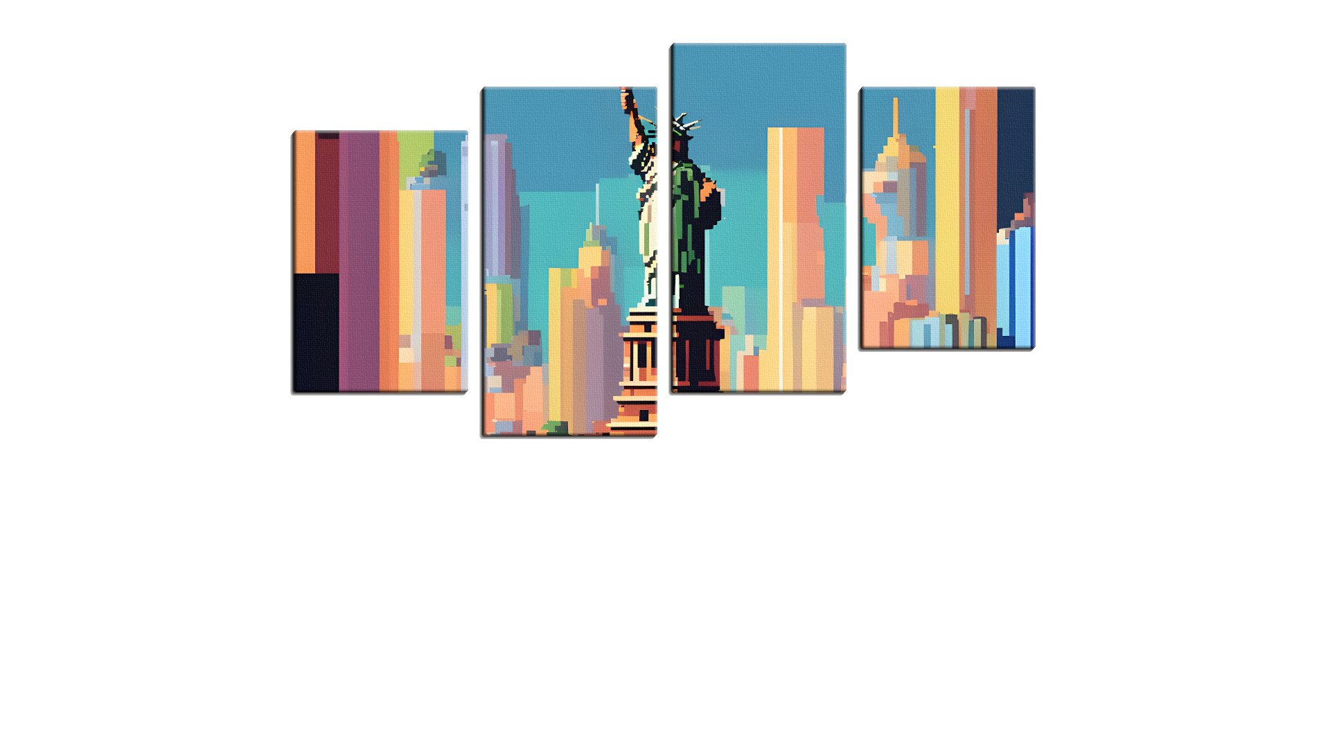 Pixel Statue of Liberty