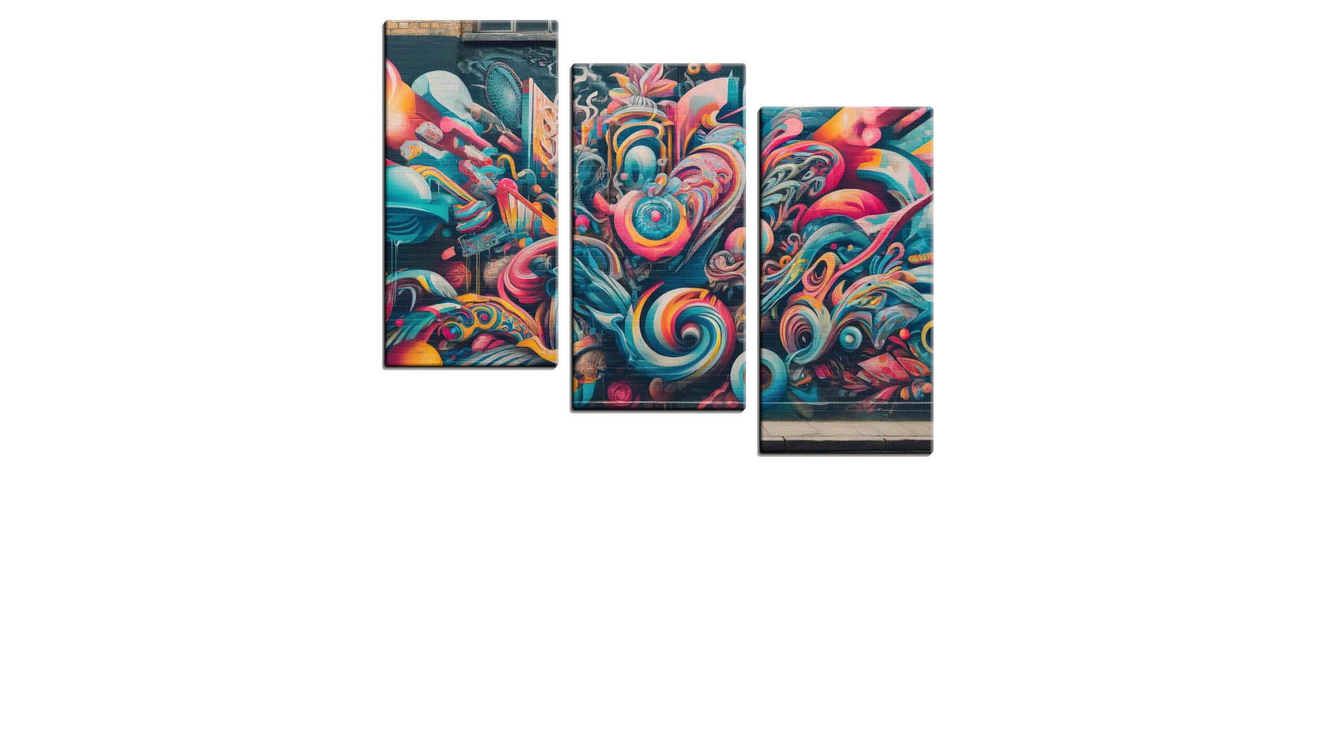 Colourful Swirl of Grafitti Art