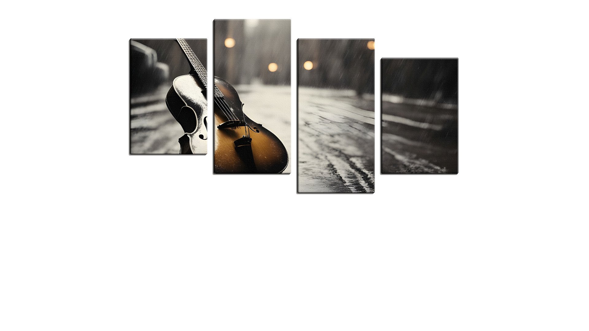 Violin Singing in the Rain