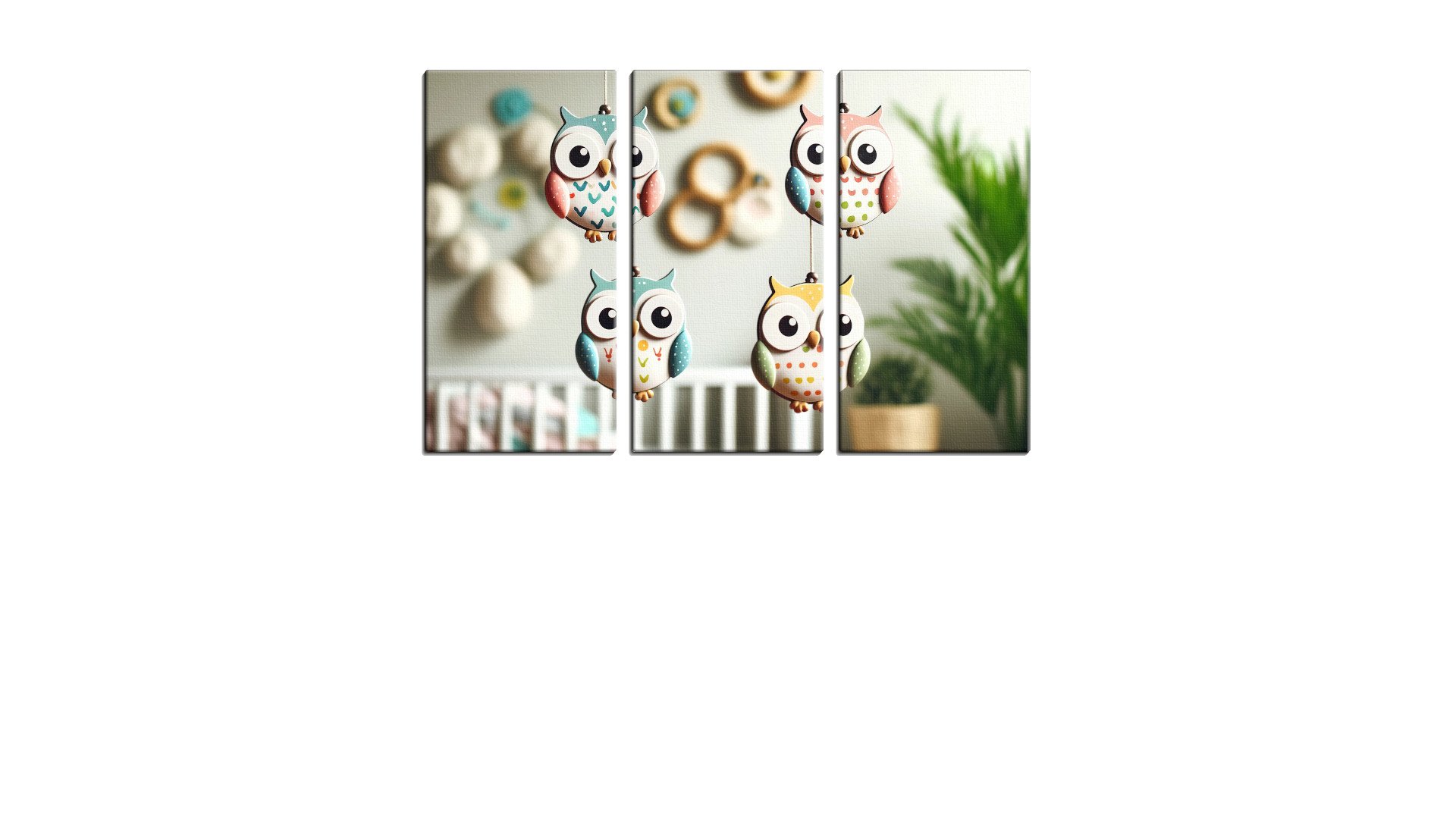 Four Inquisitive Owls Hanging Around