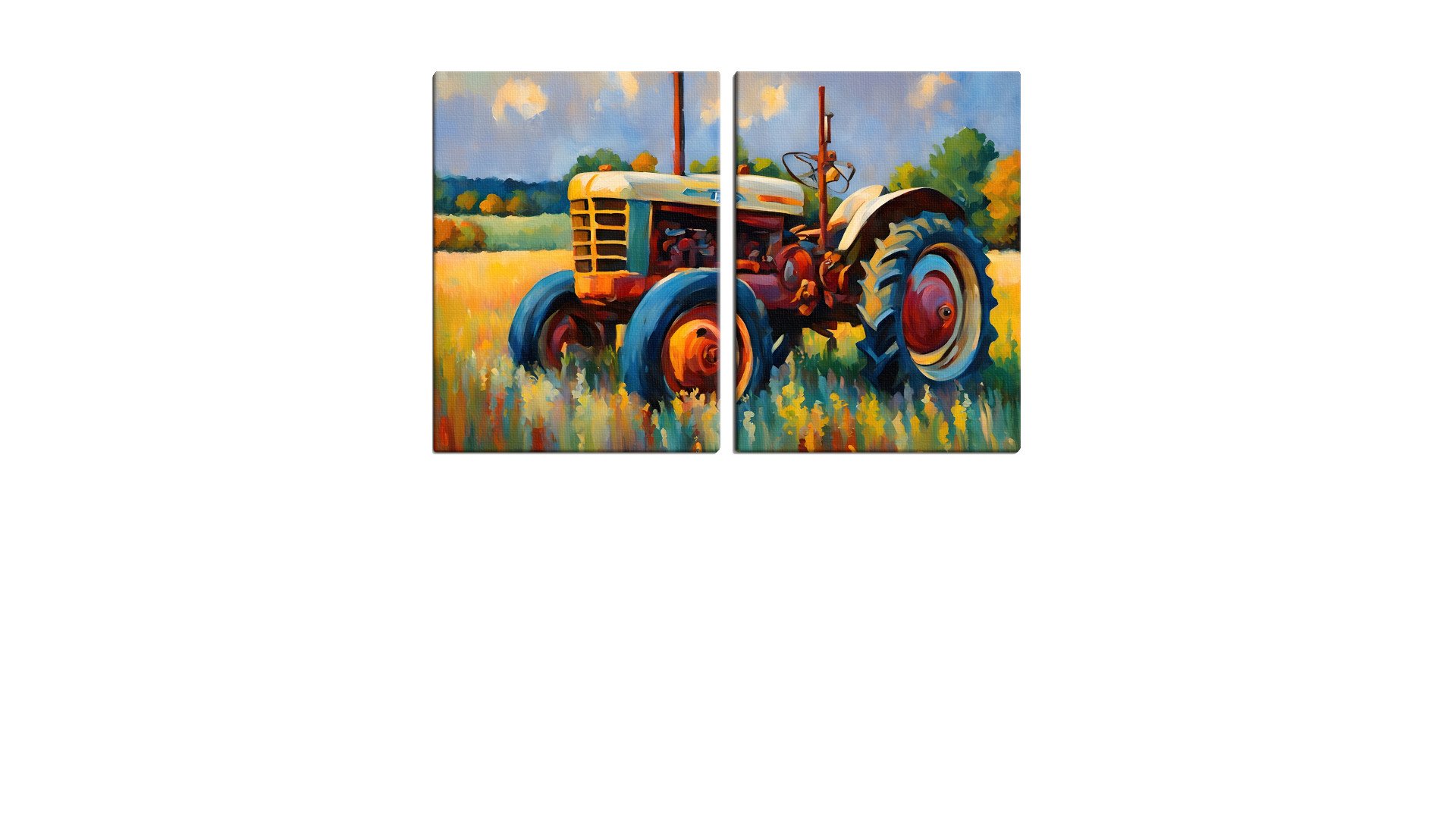 Painting of Ye Olde Tractor
