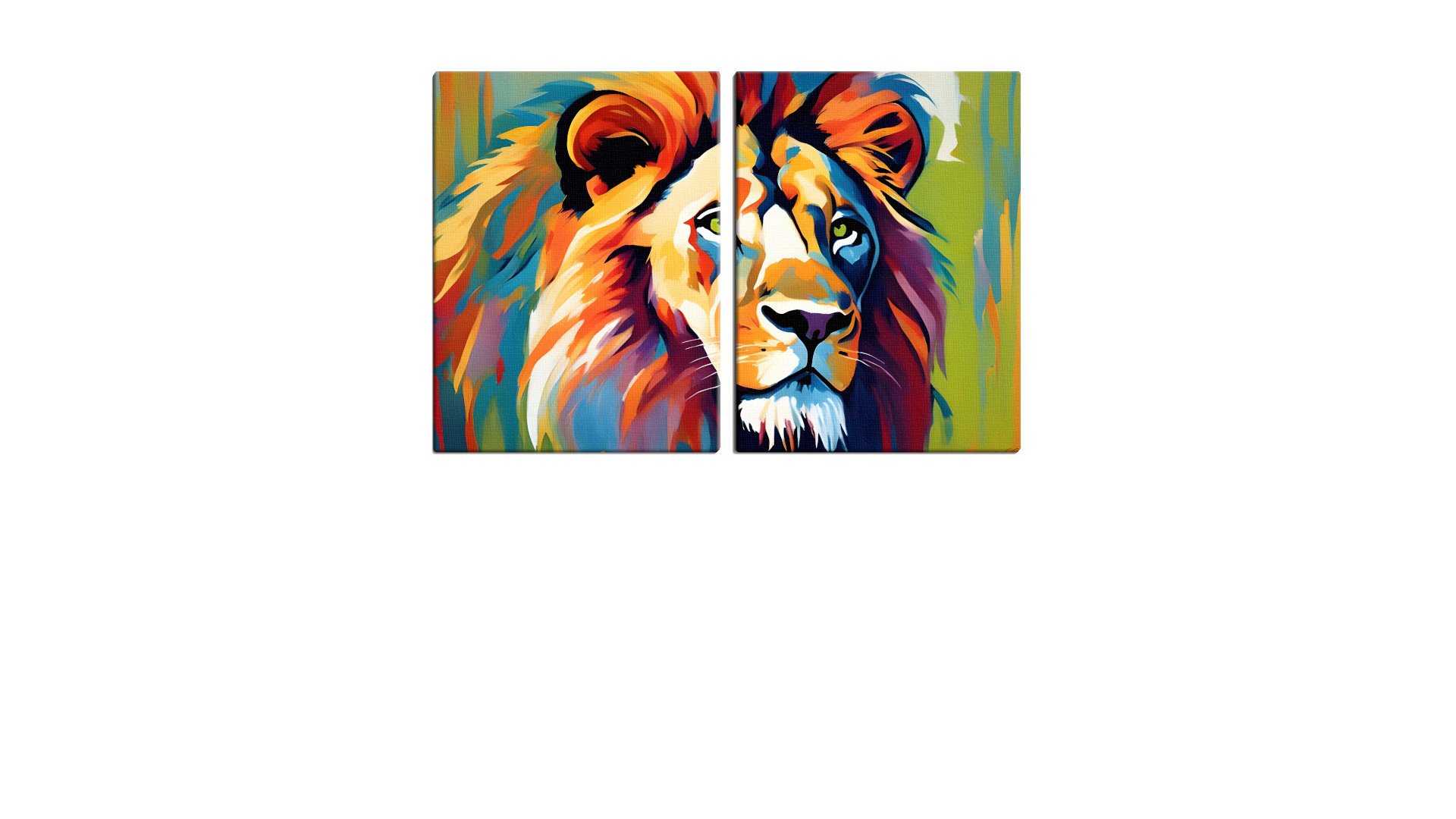 Proud and Strong Lion Stare